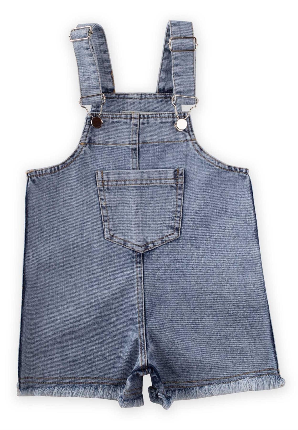 CigitPaçası Tiftikli Kot Slopet 2-7 Yaş MAVİ