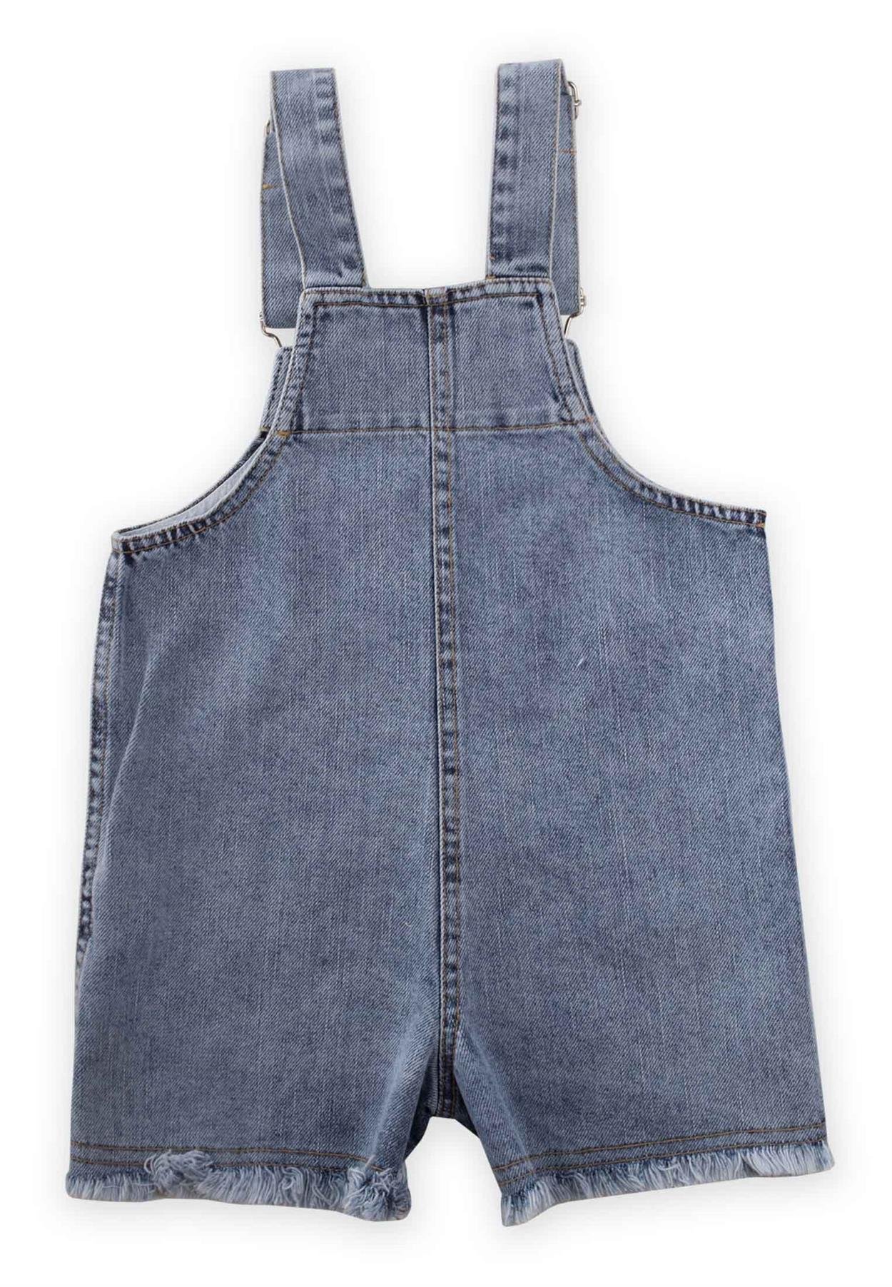 CigitPaçası Tiftikli Kot Slopet 2-7 Yaş MAVİ