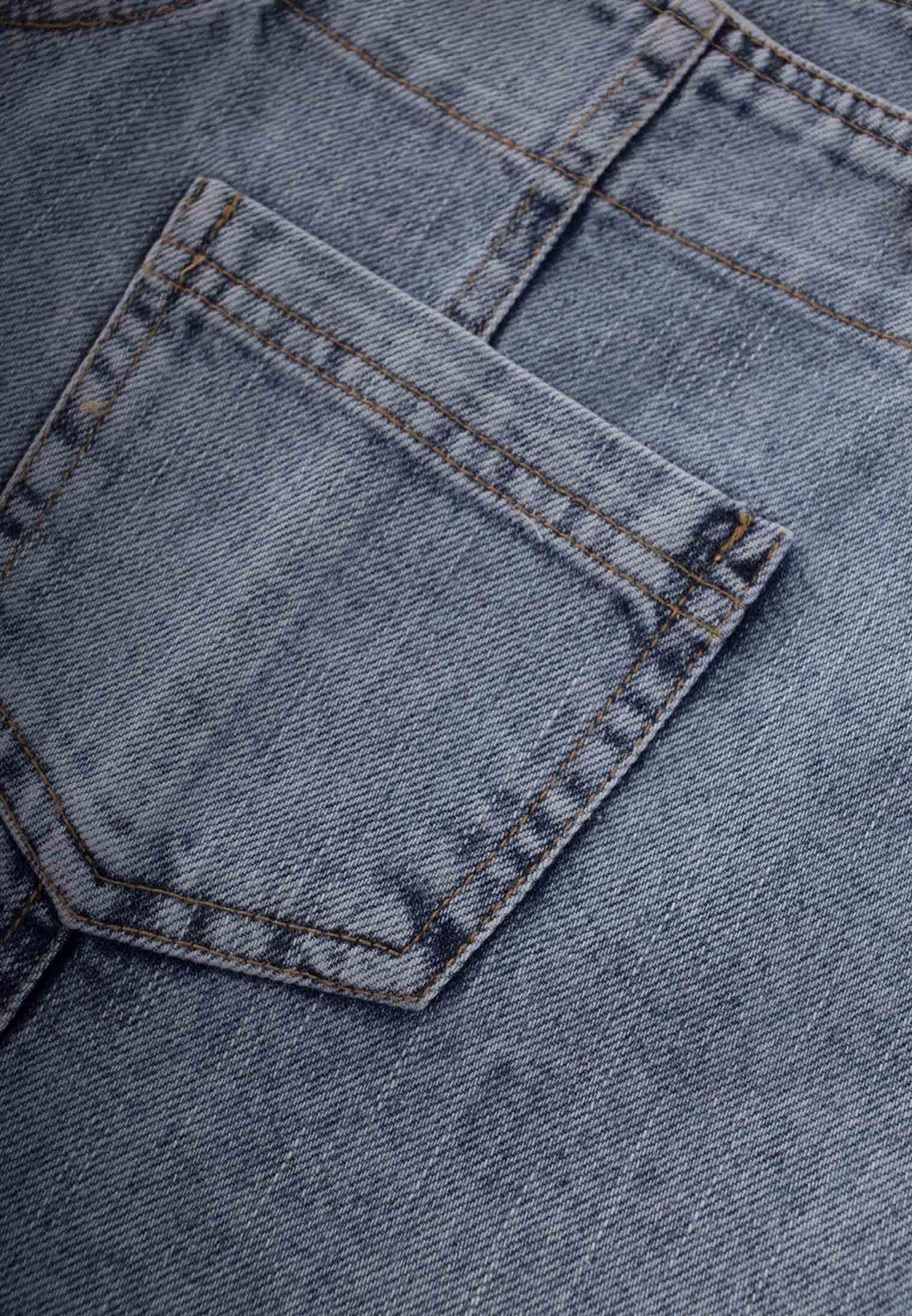 CigitPaçası Tiftikli Kot Slopet 2-7 Yaş MAVİ