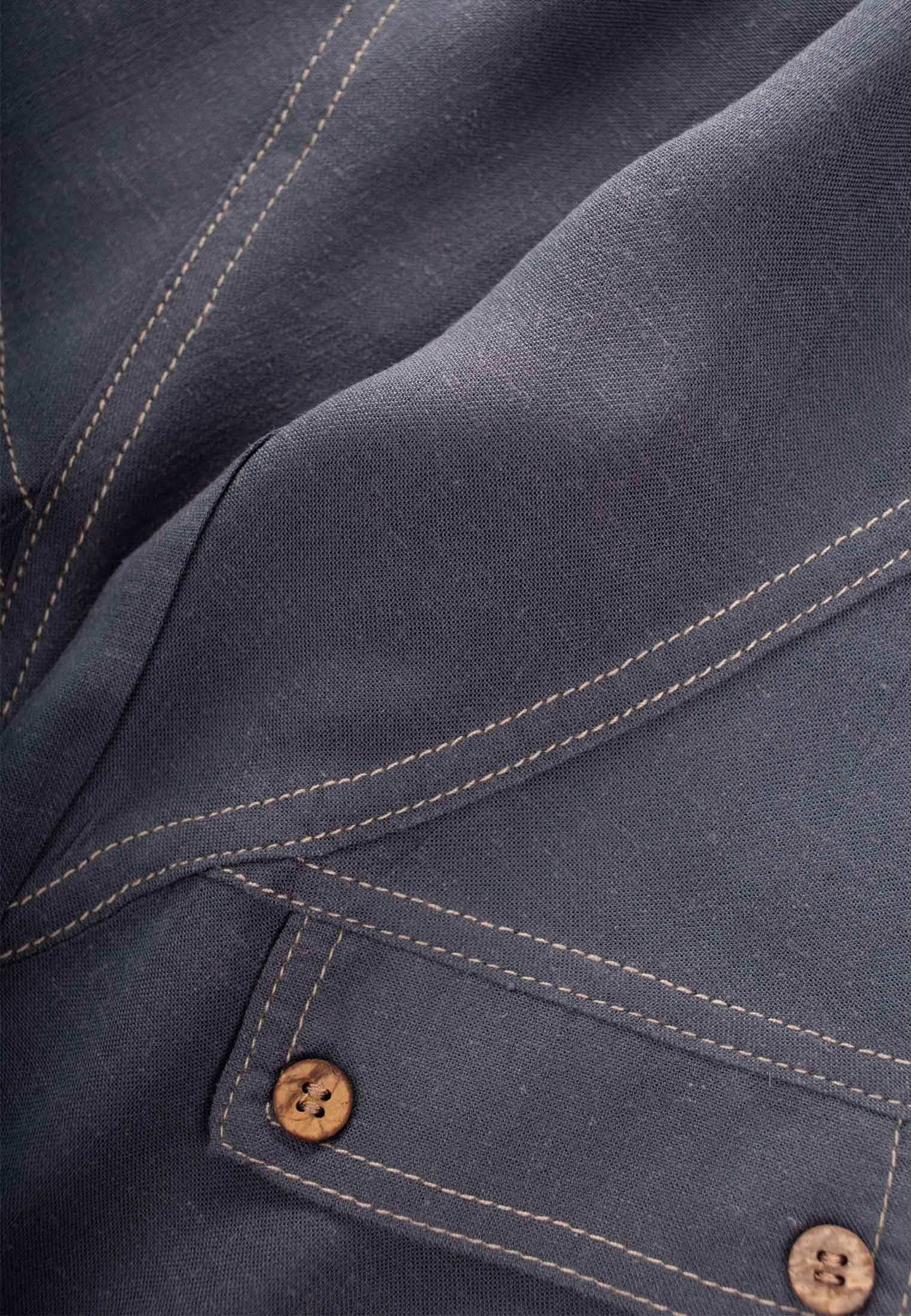 CigitDizi Kapaklı Keten Pantolon 2-7 Yaş ANTRASİT