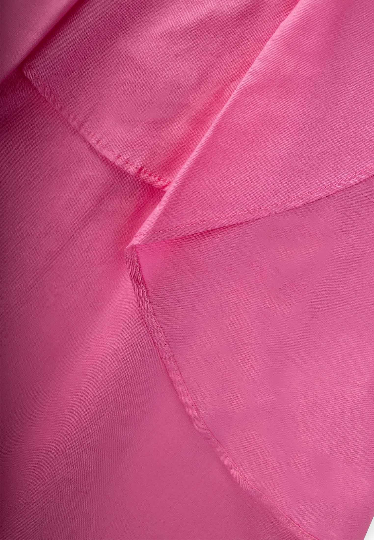 CigitVolanlı Poplin Elbise 2-7 Yaş PEMBE