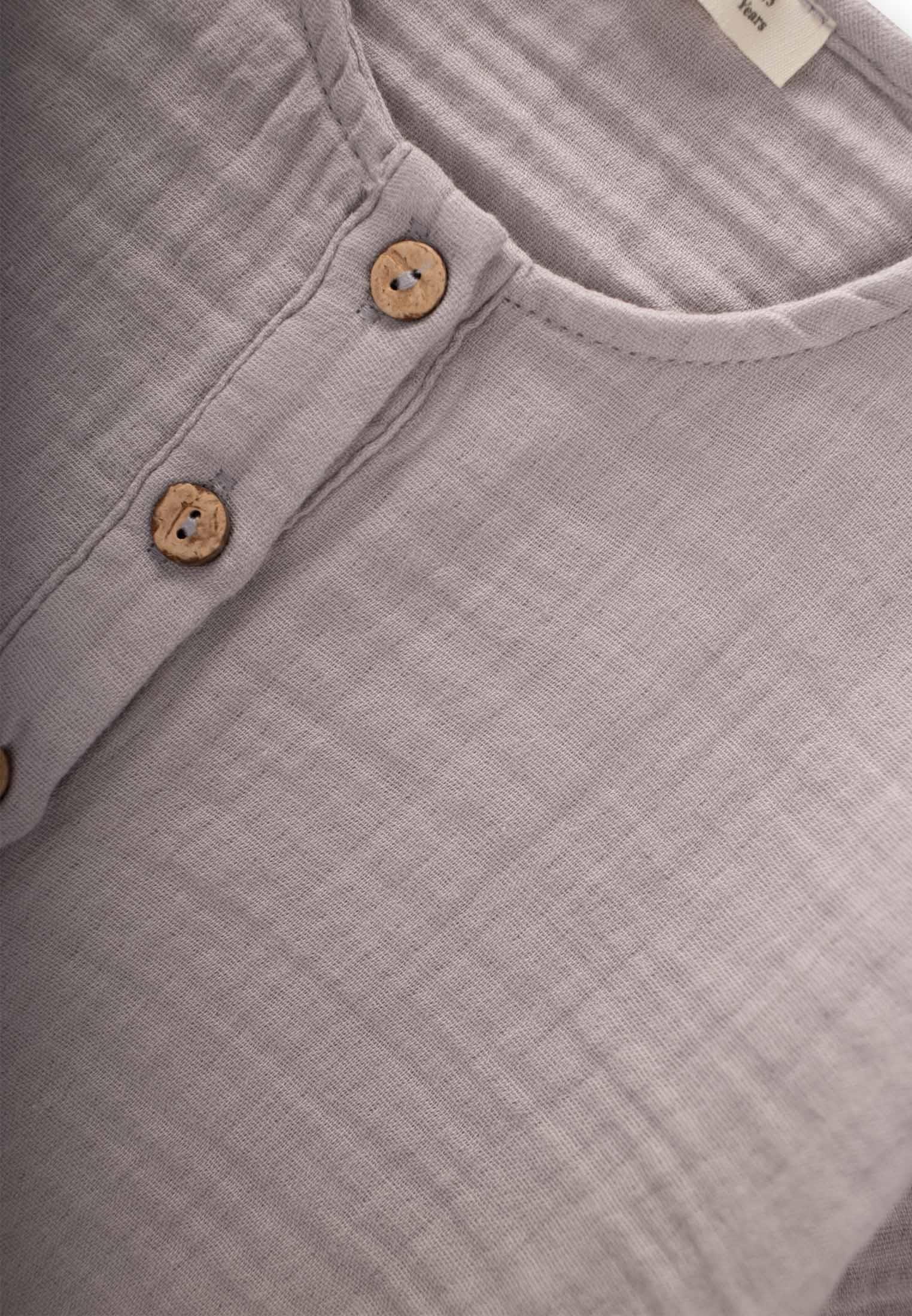 CigitMüslin Kısa Kol Şortlu Takım 2-7 Yaş GRİ