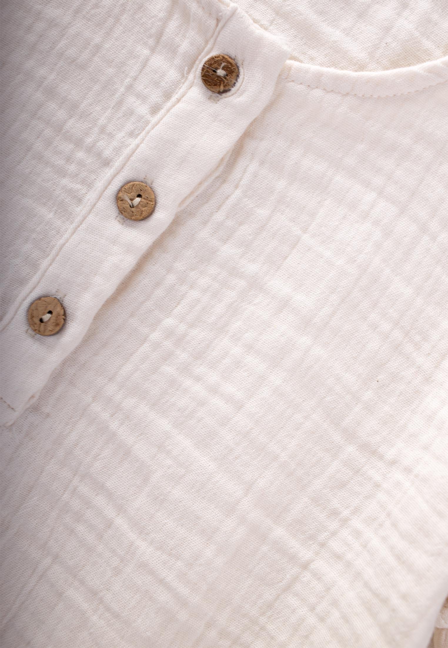 CigitMüslin Kısa Kol Şortlu Takım 2-7 Yaş BEYAZ