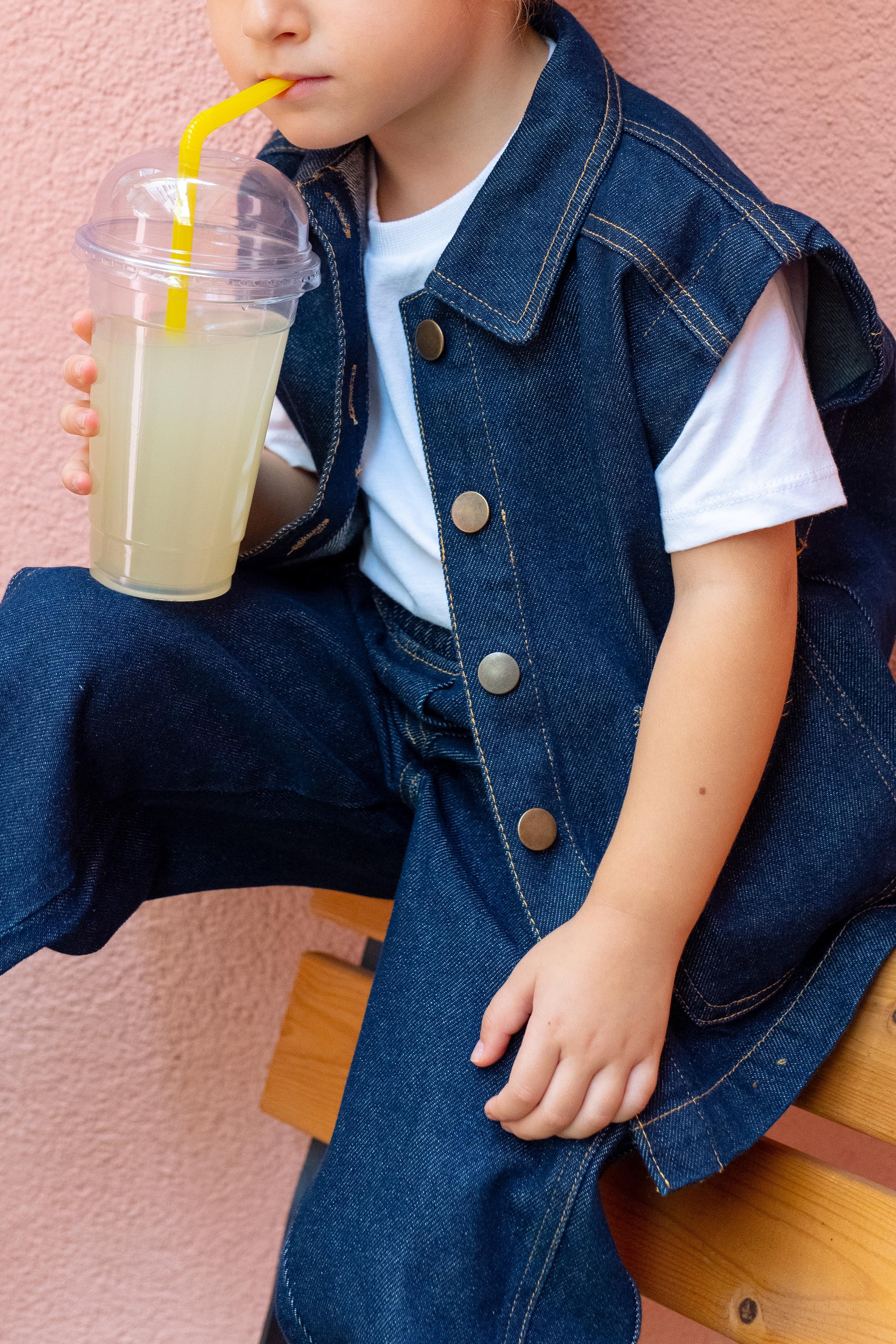 CigitKot Yelek 2-7 Yaş MAVİ