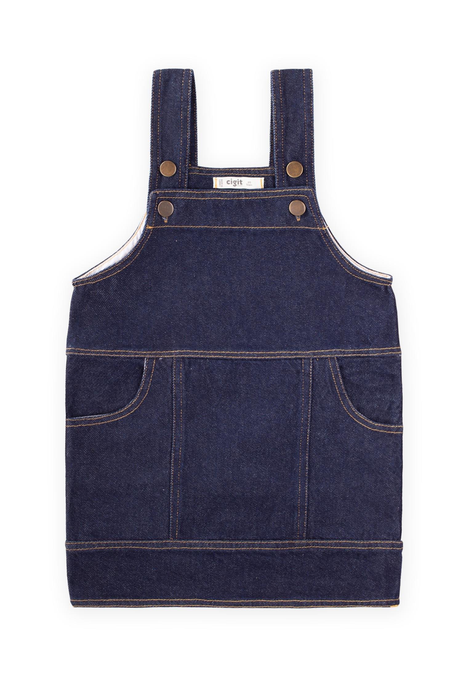 CigitYan Cepli Kot Jile 2-7 Yaş MAVİ