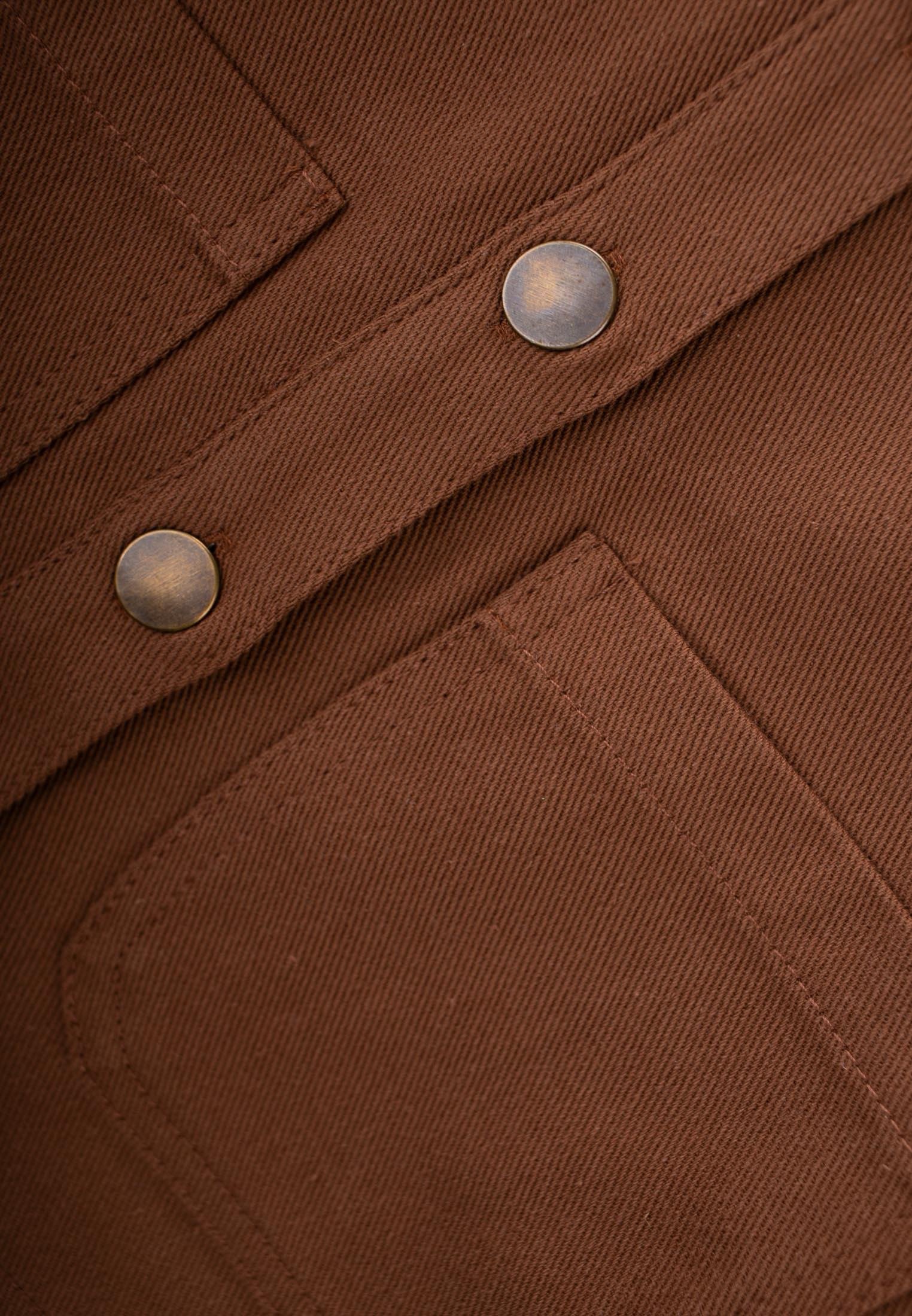 CigitGabardin Ceket 3-14 Yaş KAHVE