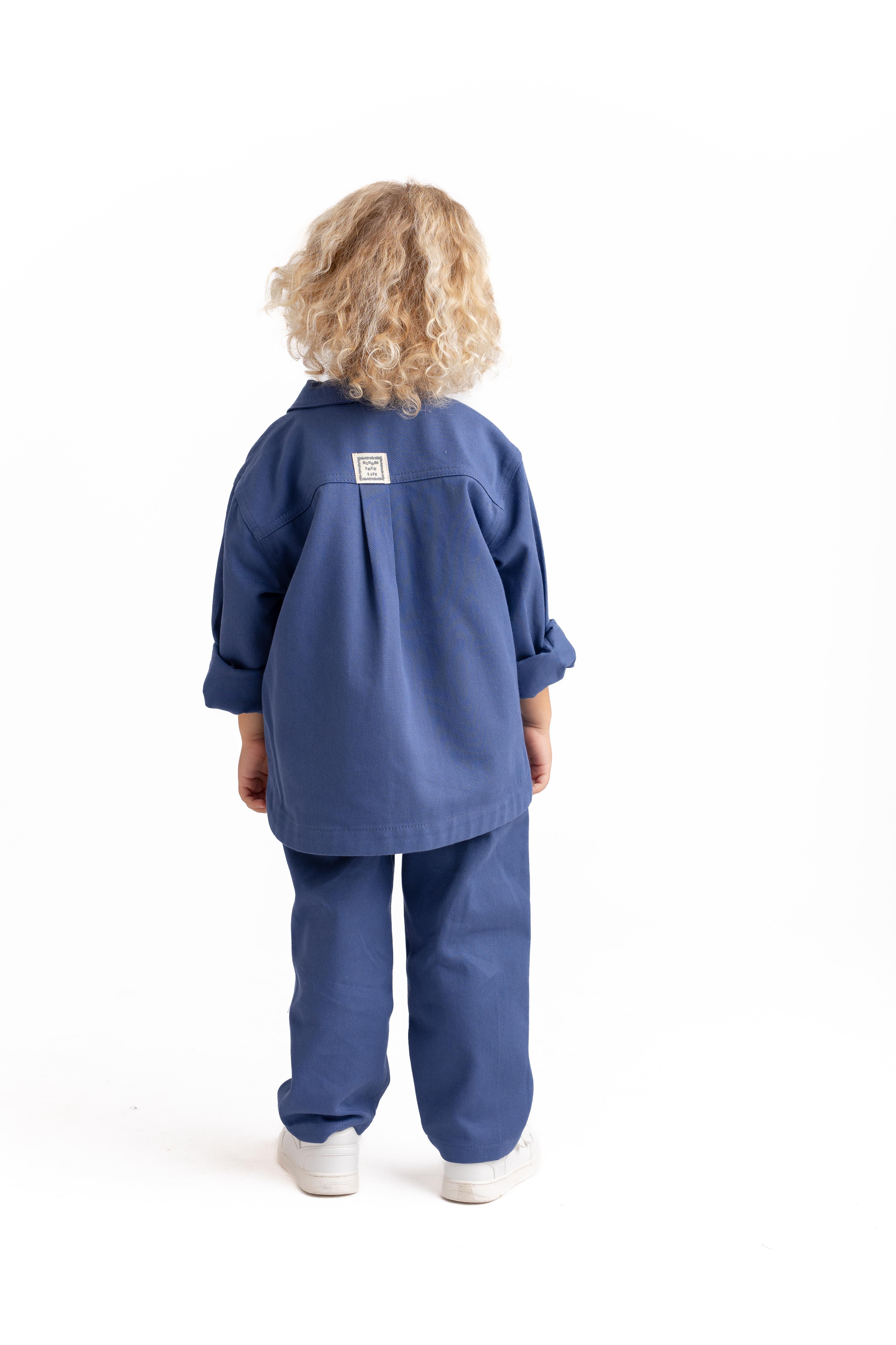 CigitGabardin Pantolon 2-7 Yaş İNDİGO MAVİ