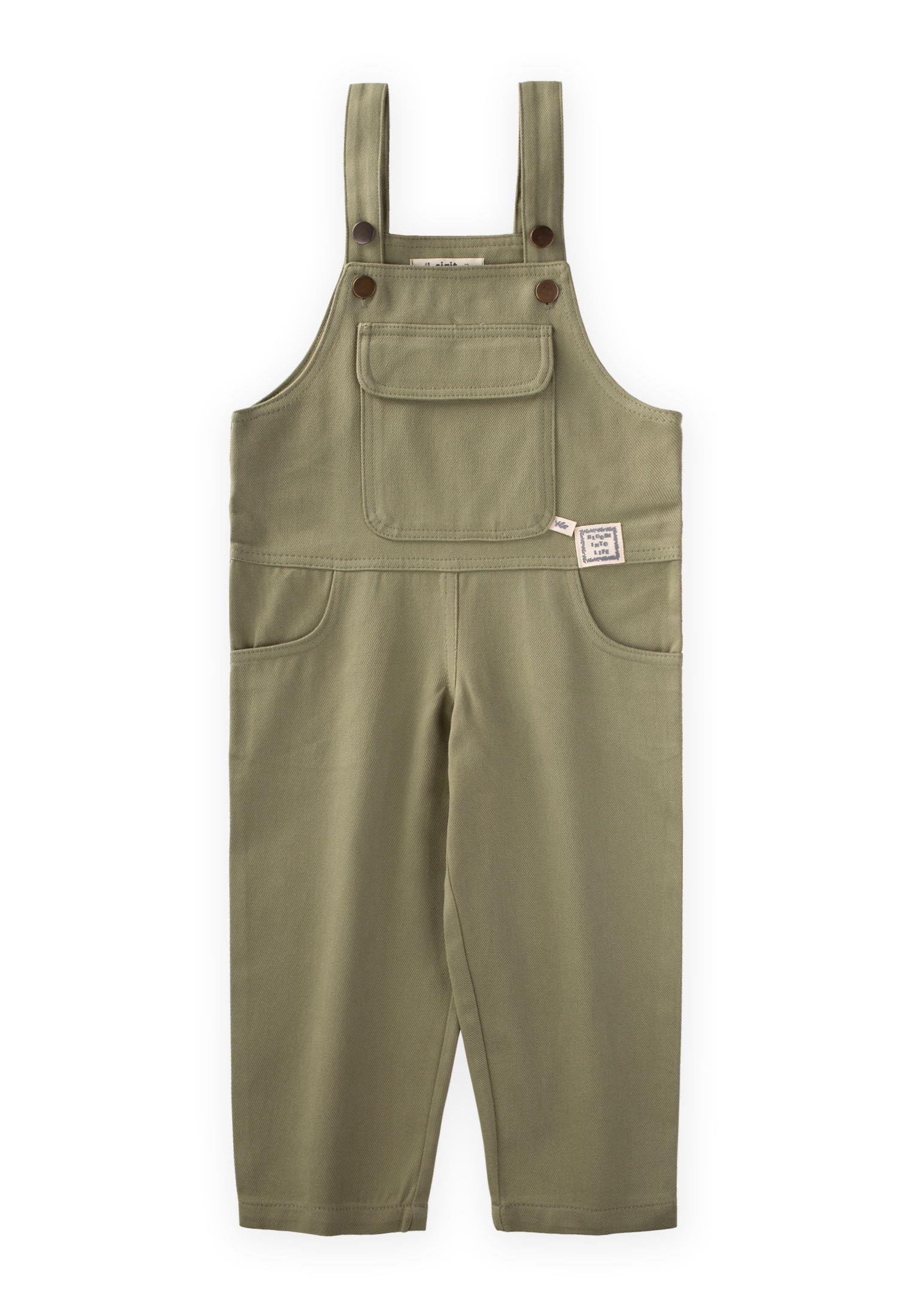 CigitGabardin Salopet 2-7 Yaş OLİVE