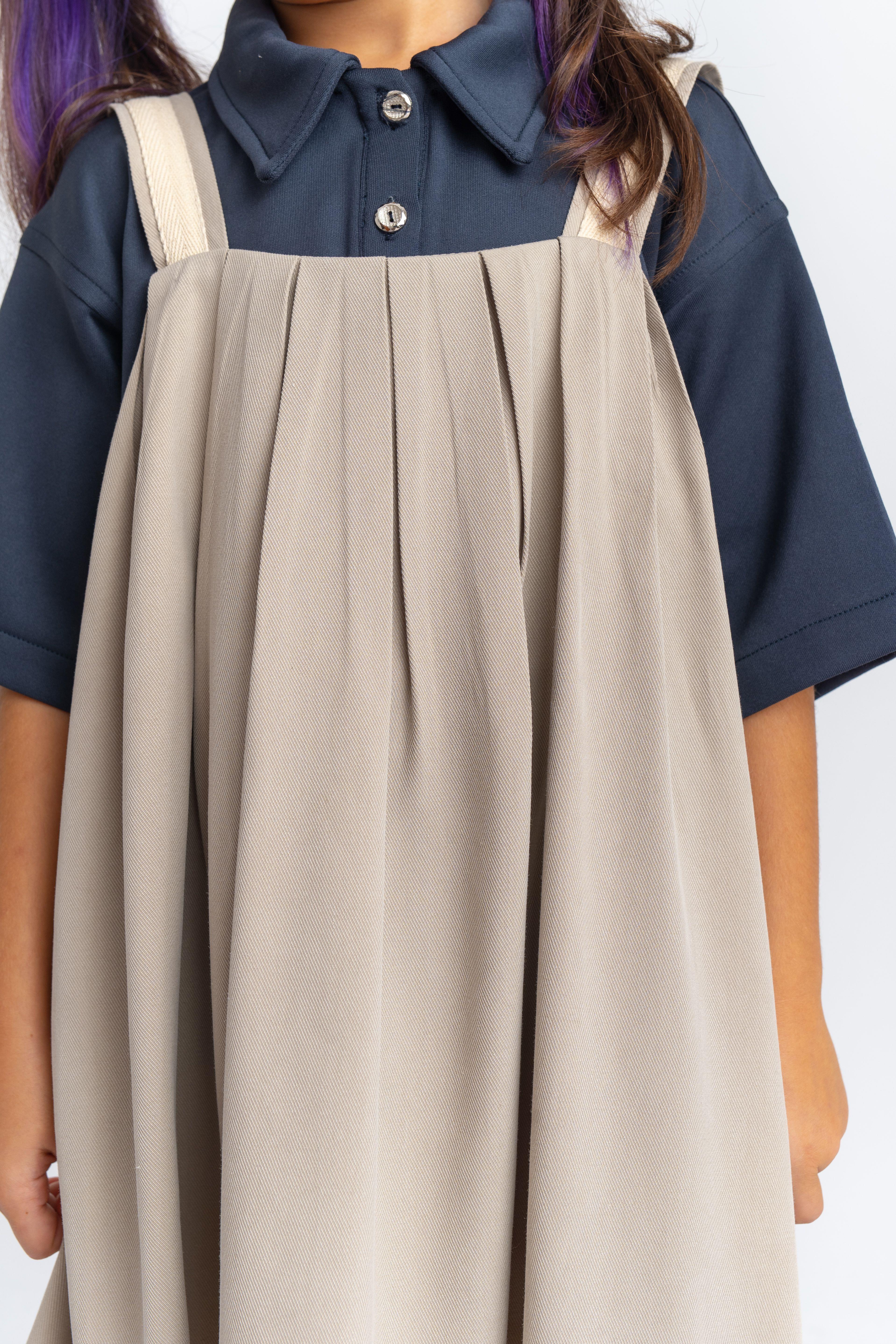 CigitPileli Tencel Jile 2-7 Yaş BEJ