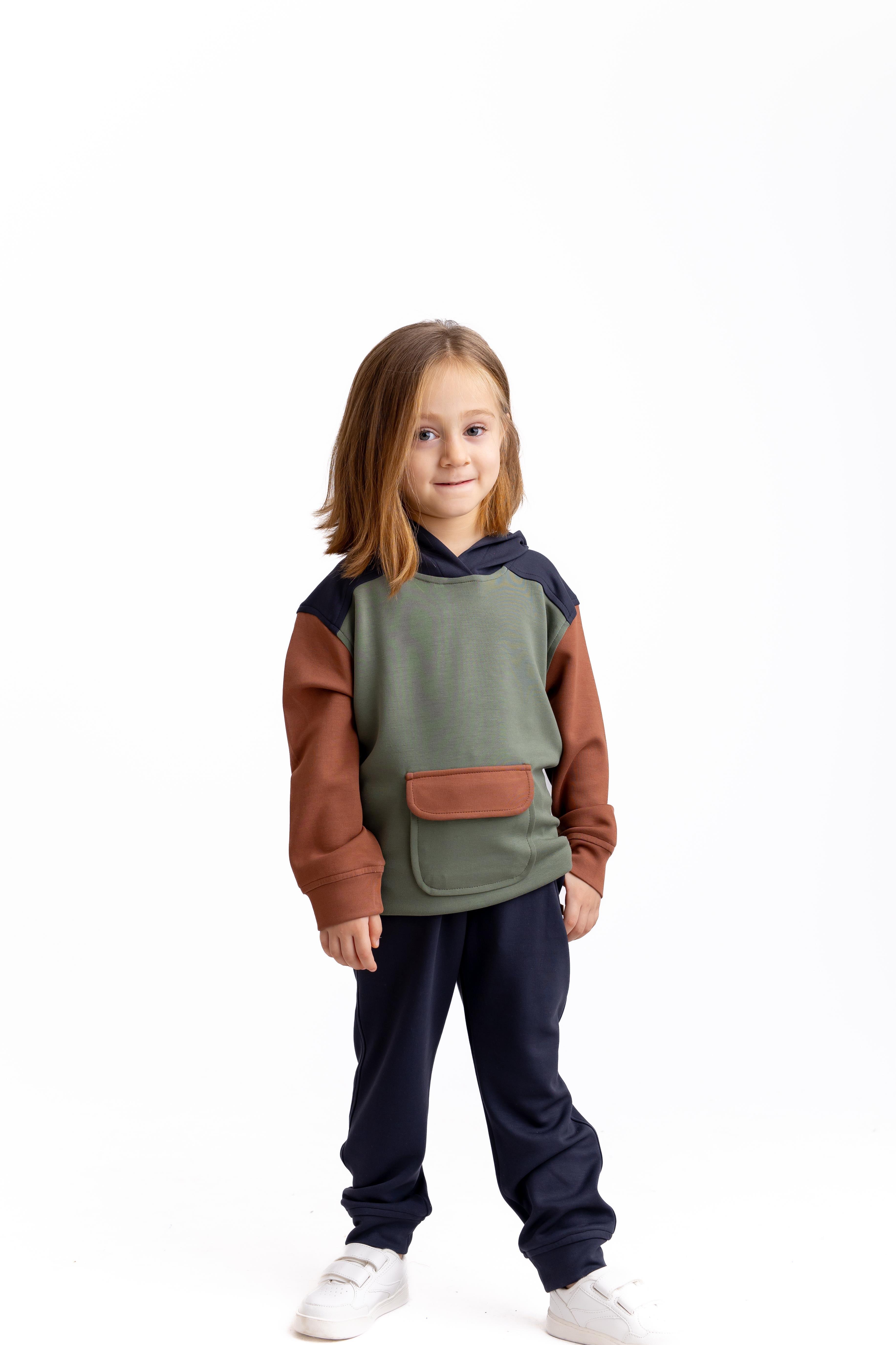 CigitÜç Renkli Model Takım 2-7 Yaş LACİVERT