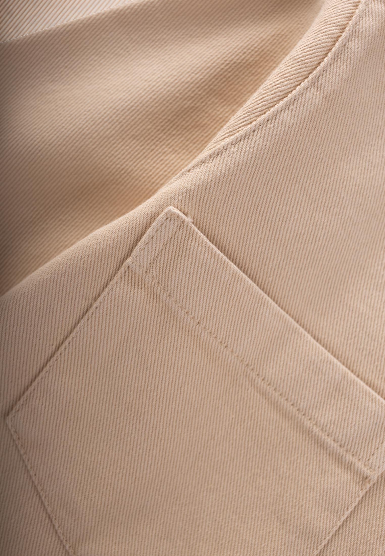 CigitBüyük Çift Cepli Gabardin Ceket 2-7 Yaş BEJ