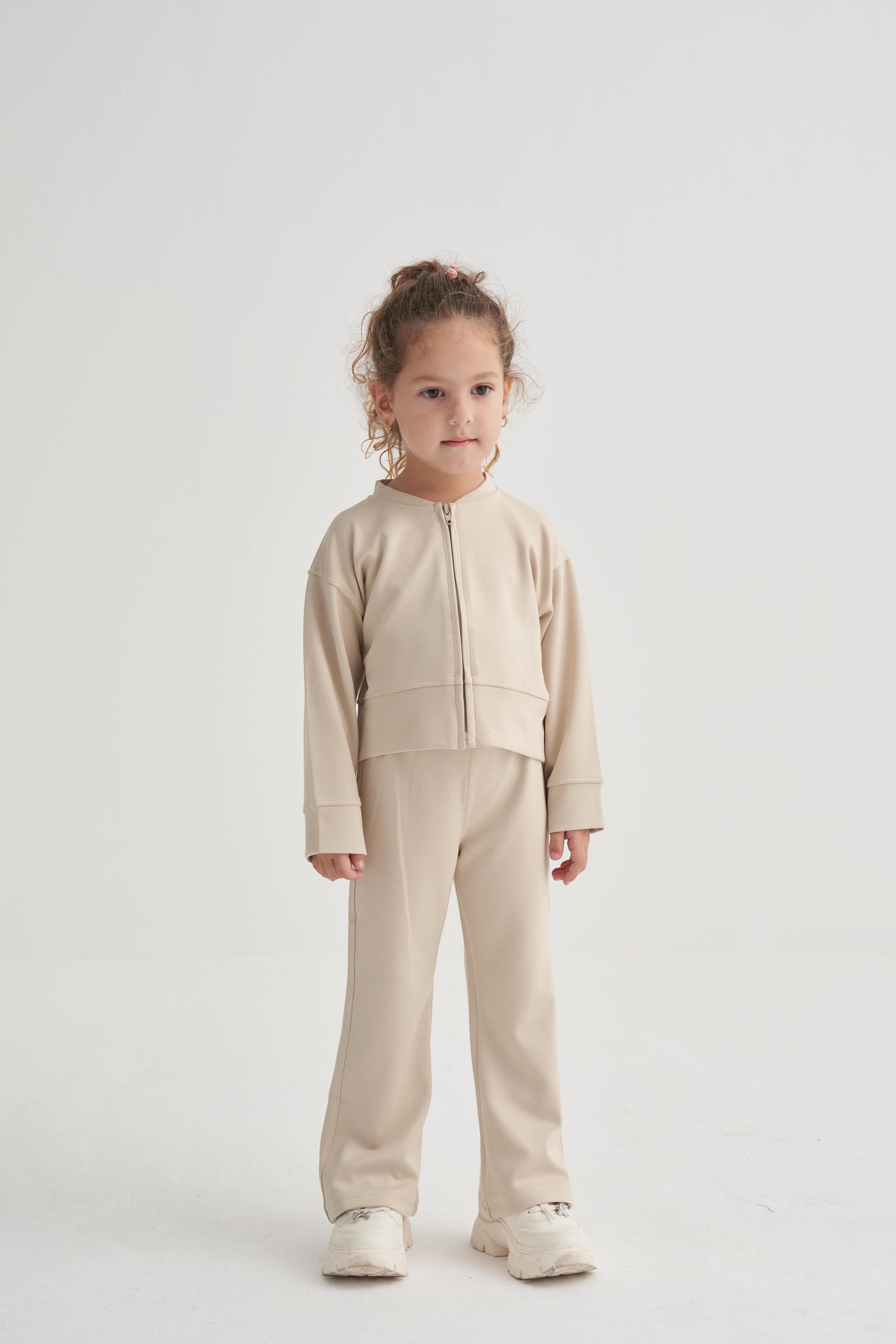 CigitModal İspanyol Paça Takım 2-7 Yaş KEMİK