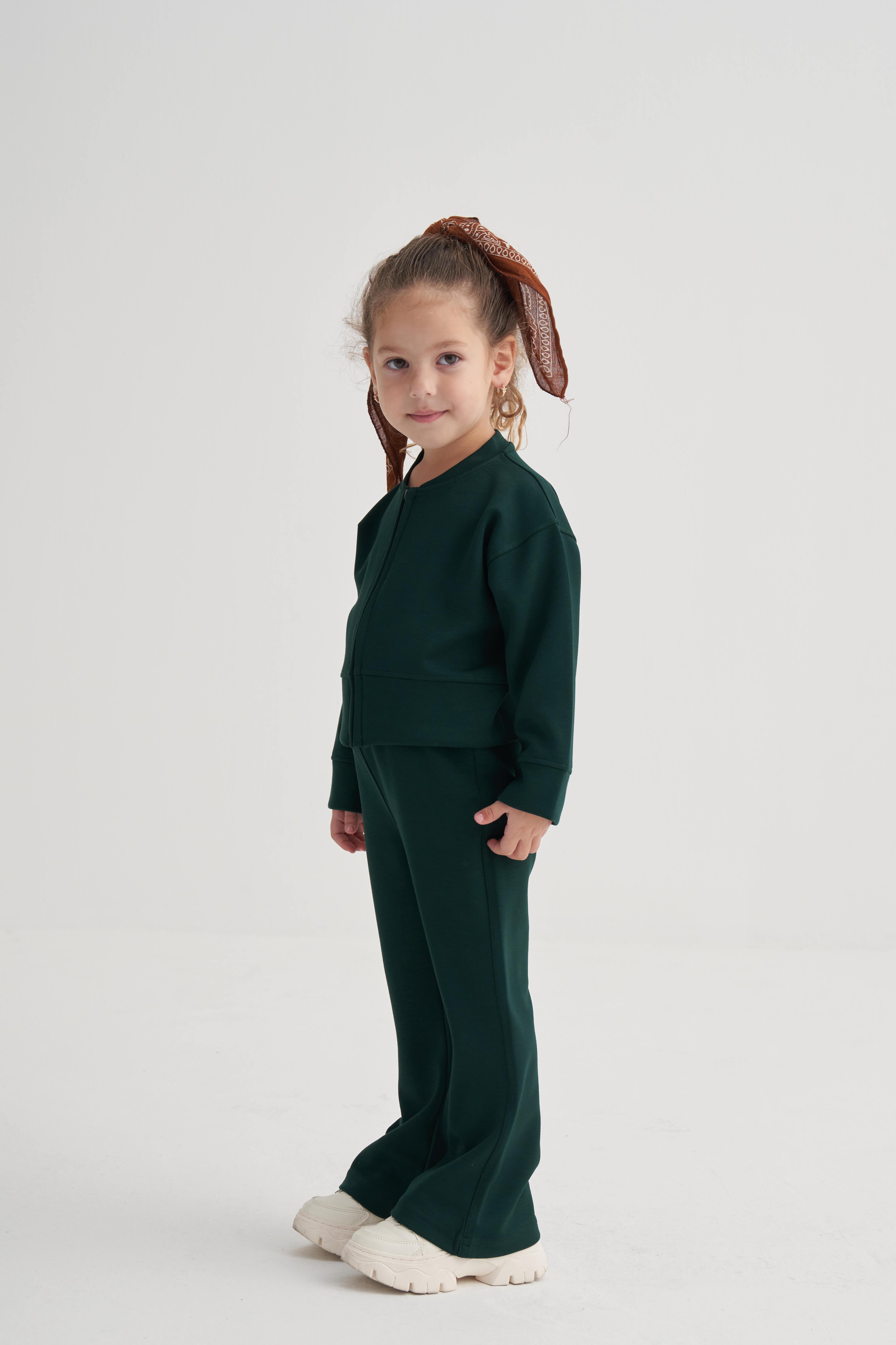 CigitModal İspanyol Paça Takım 2-7 Yaş ZÜMRÜT