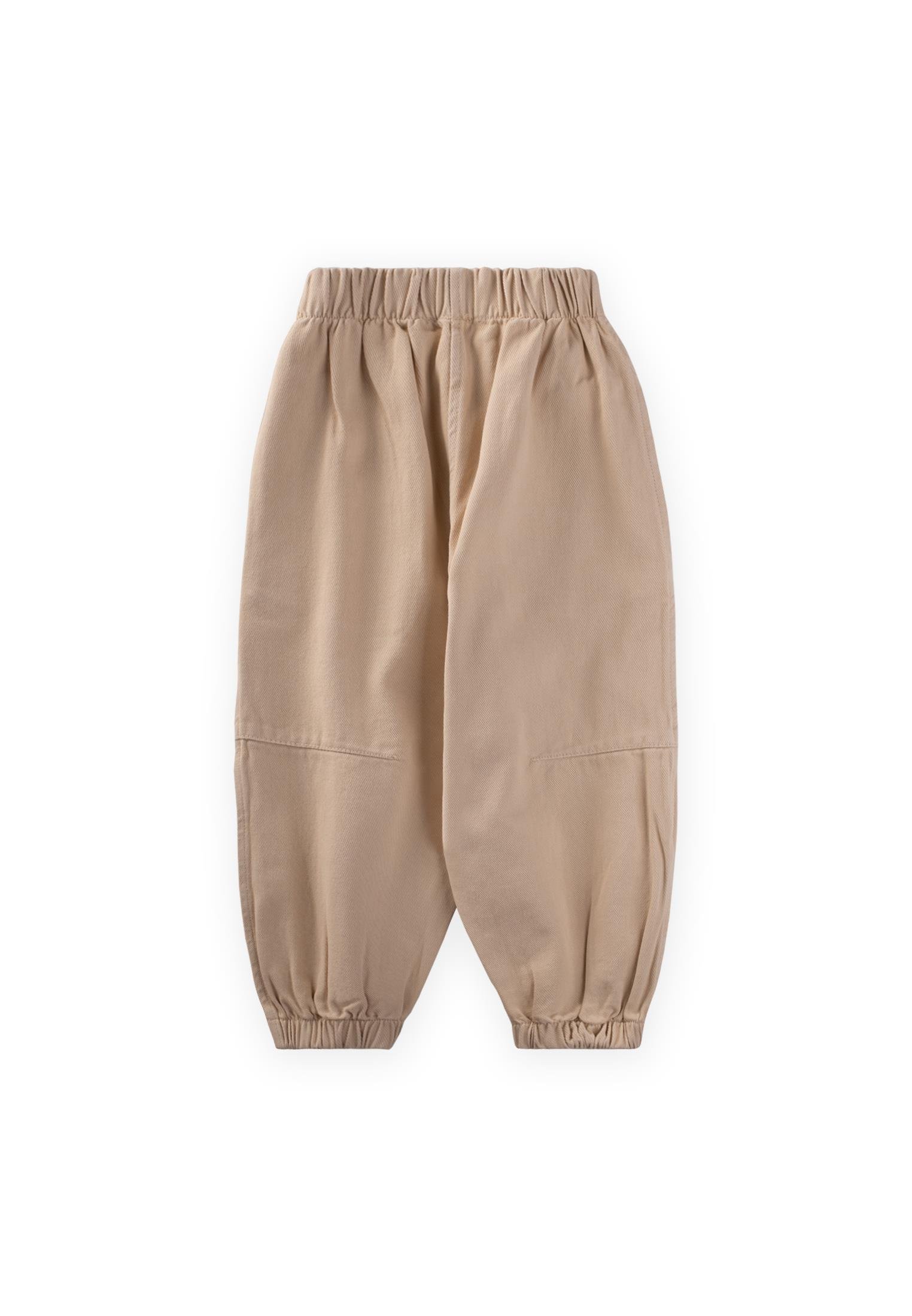 CigitDizi Pensli Gabardin Pantolon 2-7 Yaş BEJ