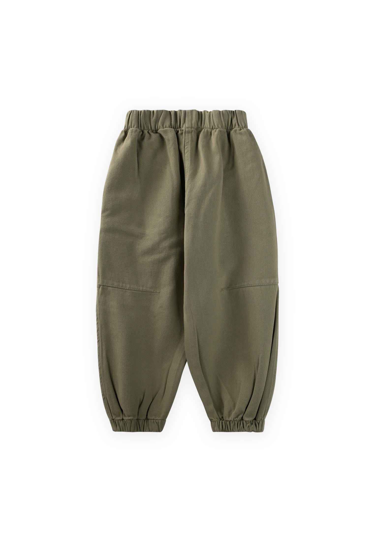 CigitDizi Pensli Gabardin Pantolon 2-7 Yaş HAKİ YEŞİL