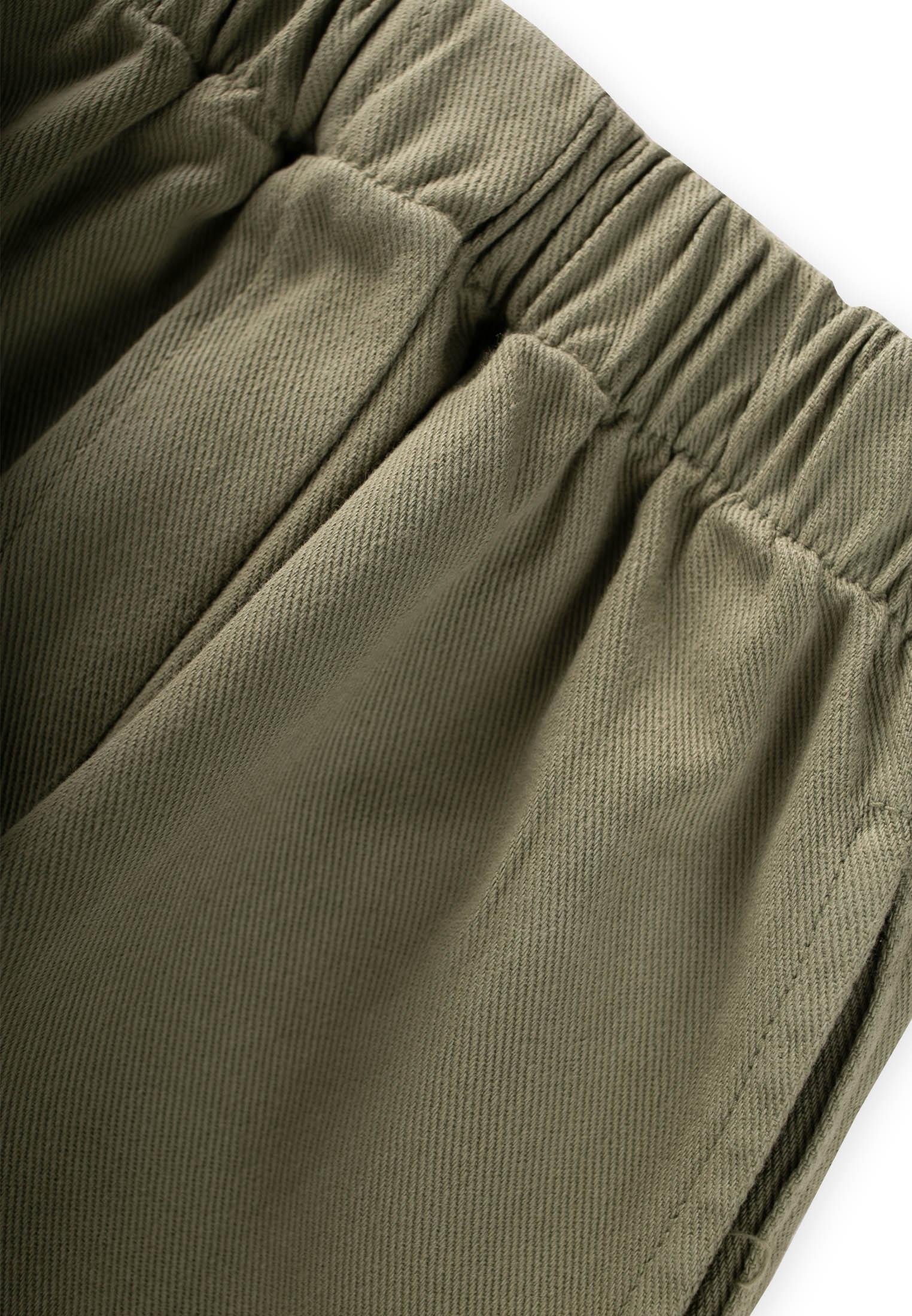 CigitDizi Pensli Gabardin Pantolon 2-7 Yaş HAKİ YEŞİL