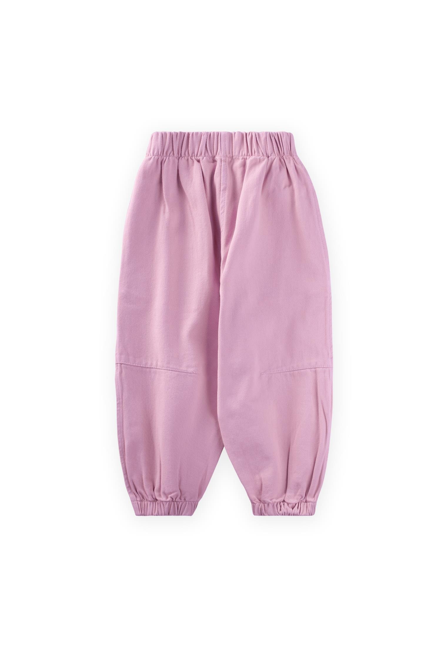 CigitDizi Pensli Gabardin Pantolon 2-7 Yaş PEMBE