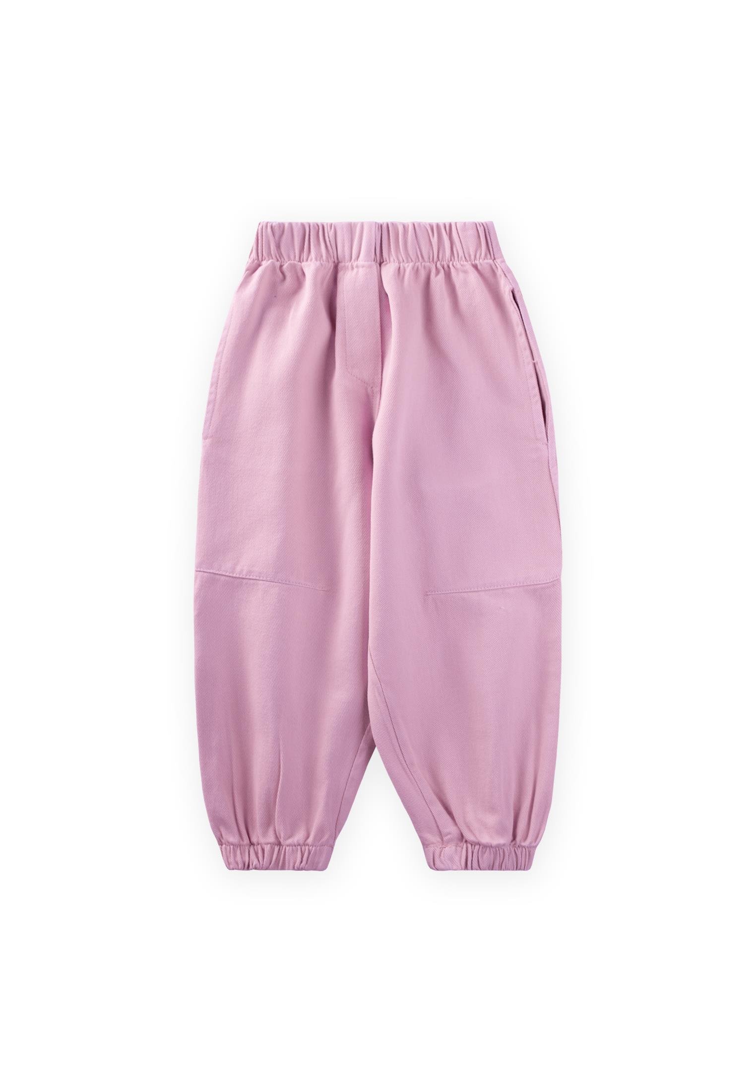 CigitDizi Pensli Gabardin Pantolon 2-7 Yaş PEMBE