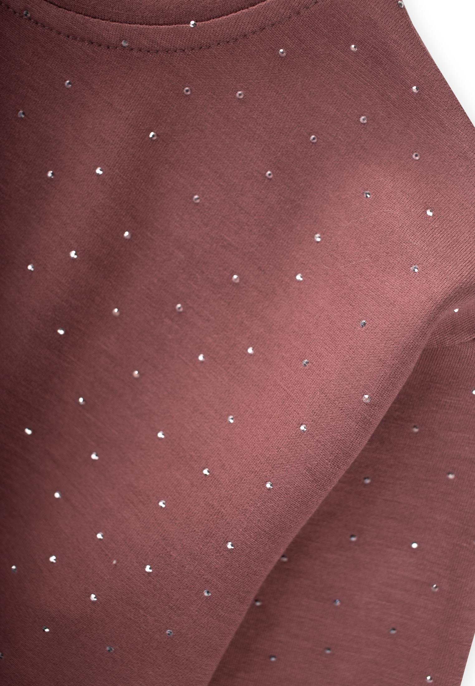 CigitKomple Taşlı Modal Takım 2-7 Yaş GÜL KURUSU