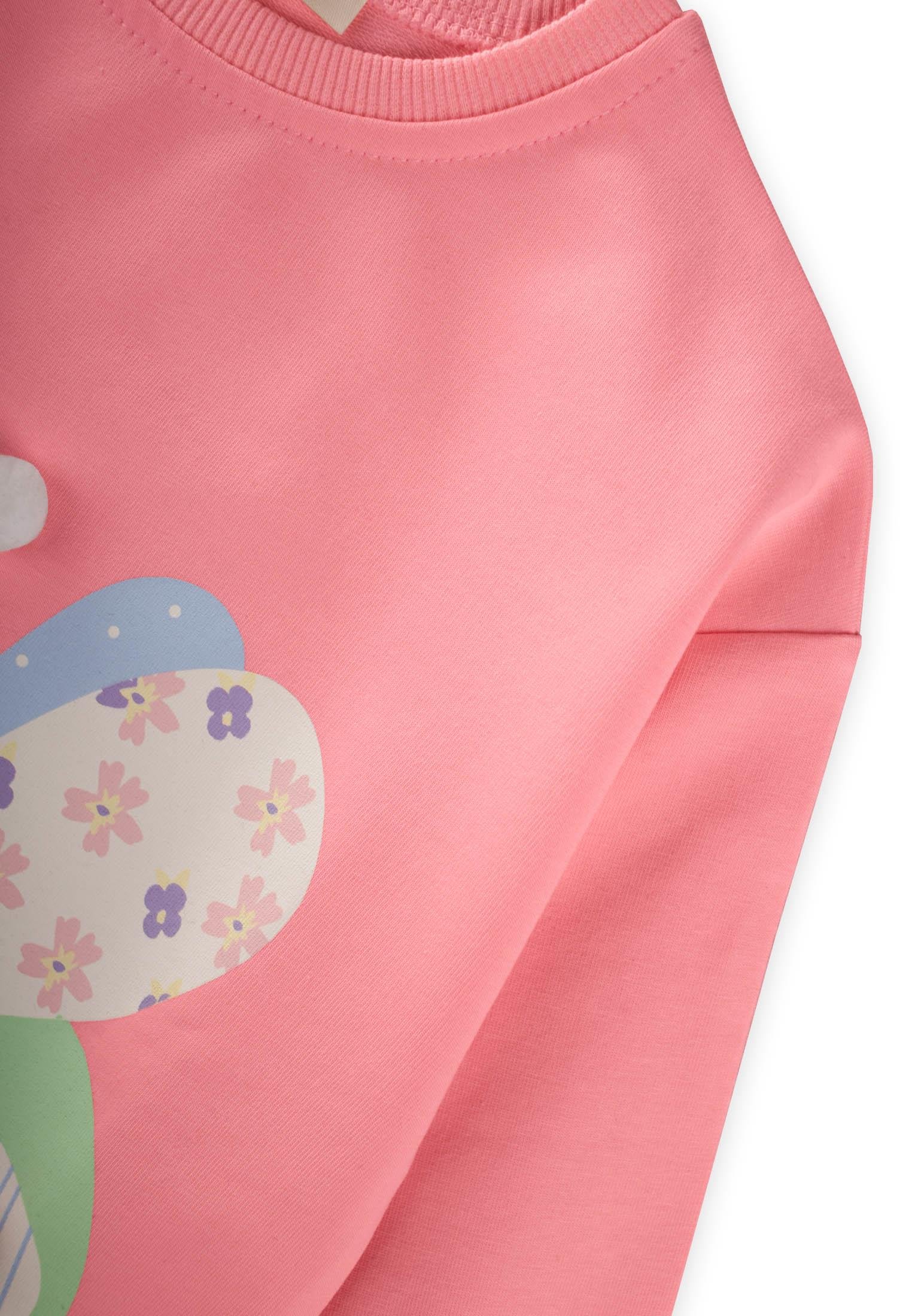 CigitRenkli Kelebek Baskılı Takım 2-7 Yaş NAR ÇİÇEĞİ