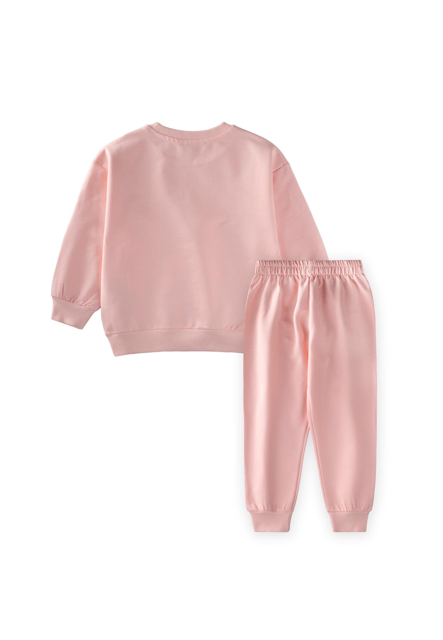 CigitRenkli Kelebek Baskılı Takım 2-7 Yaş PEMBE