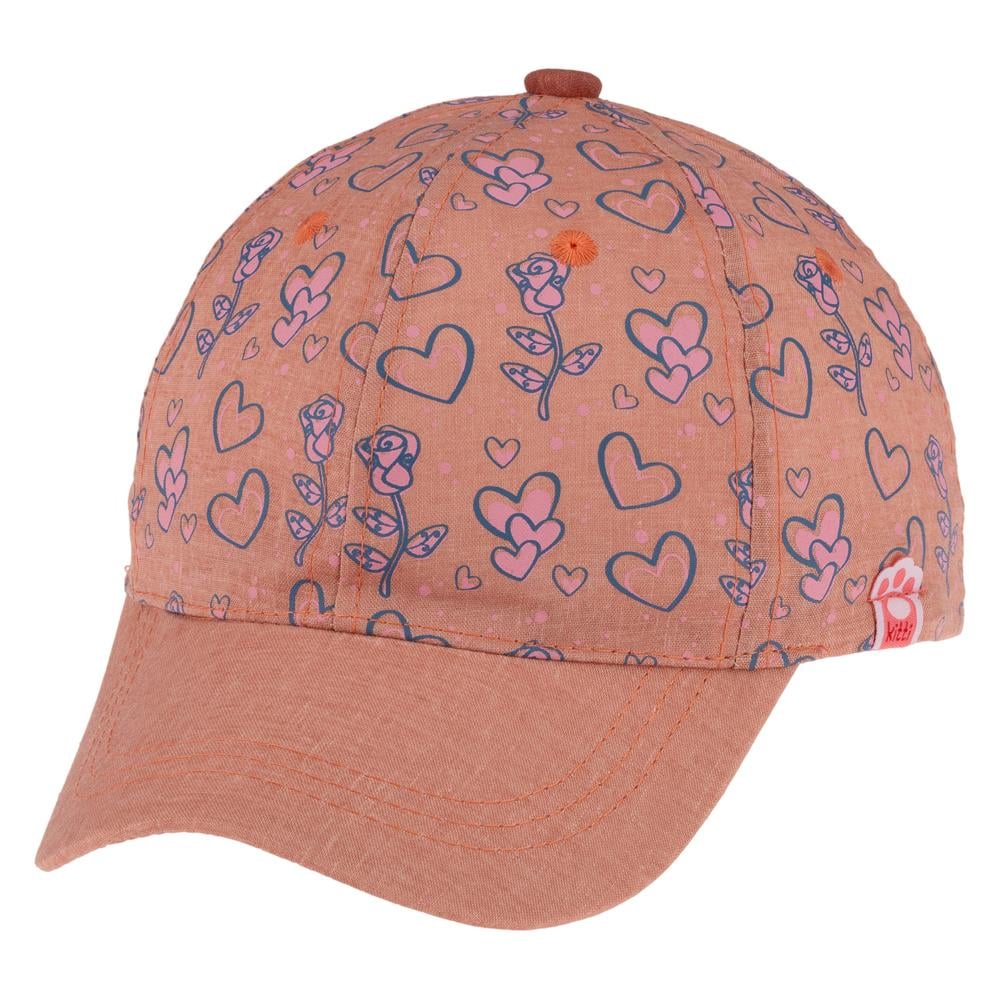 CigitKalp Baskılı Kız Şapka 1-3 Yaş A.Kahve