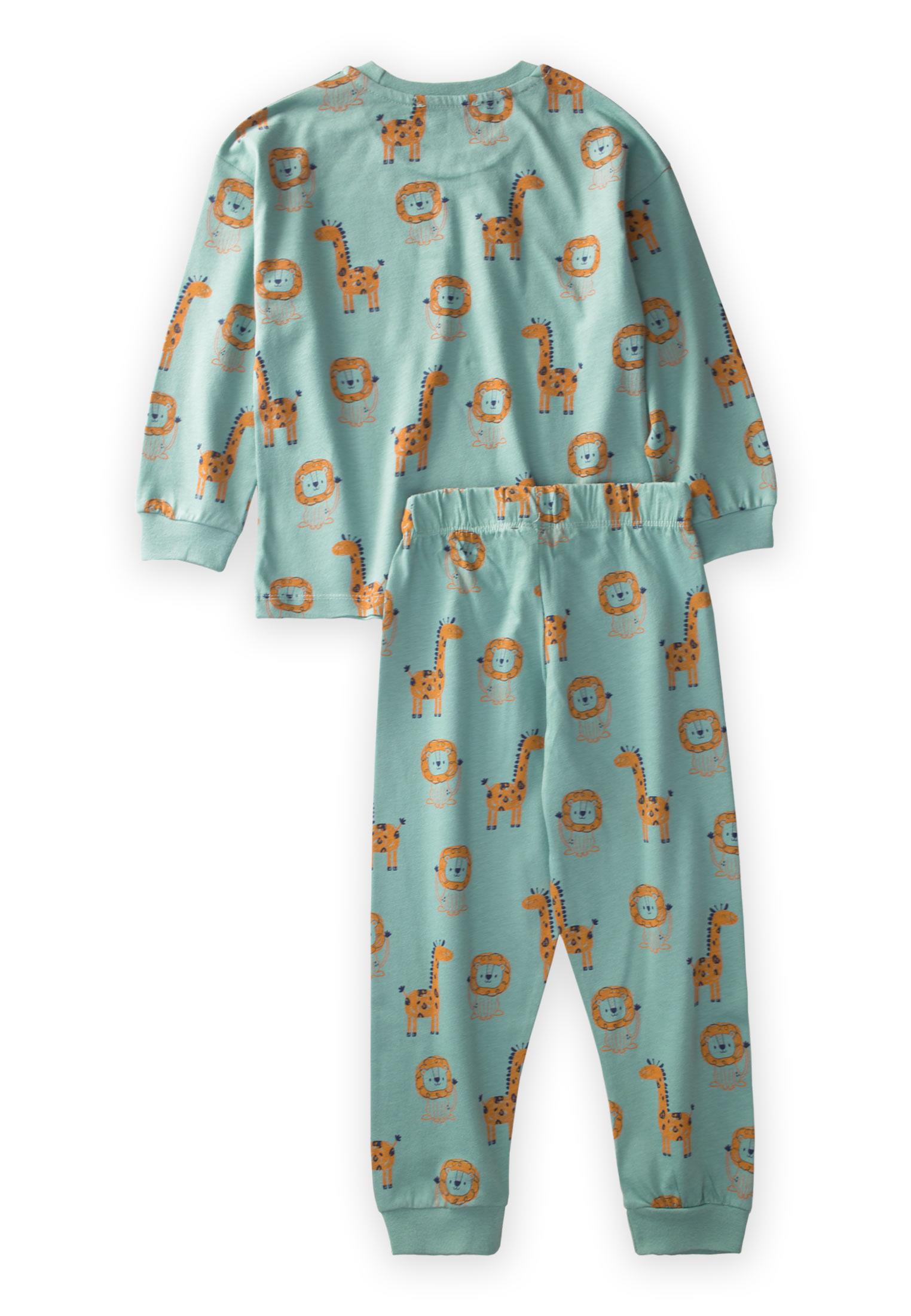 CigitDesenli Pijama Takım 3-8 Yaş ÇAĞLA YEŞİLİ