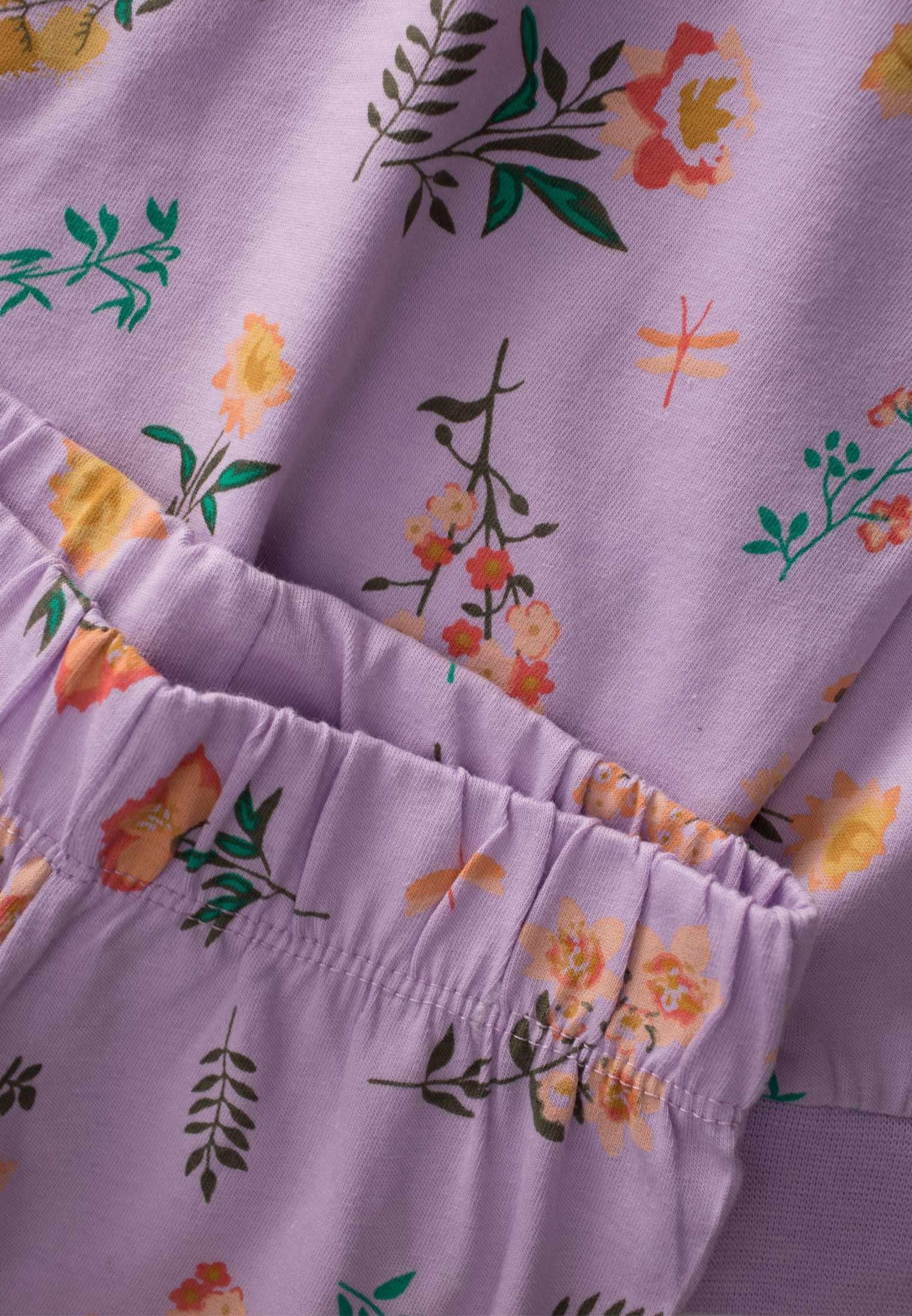 CigitDesenli Pijama Takım 3-8 Yaş LİLA