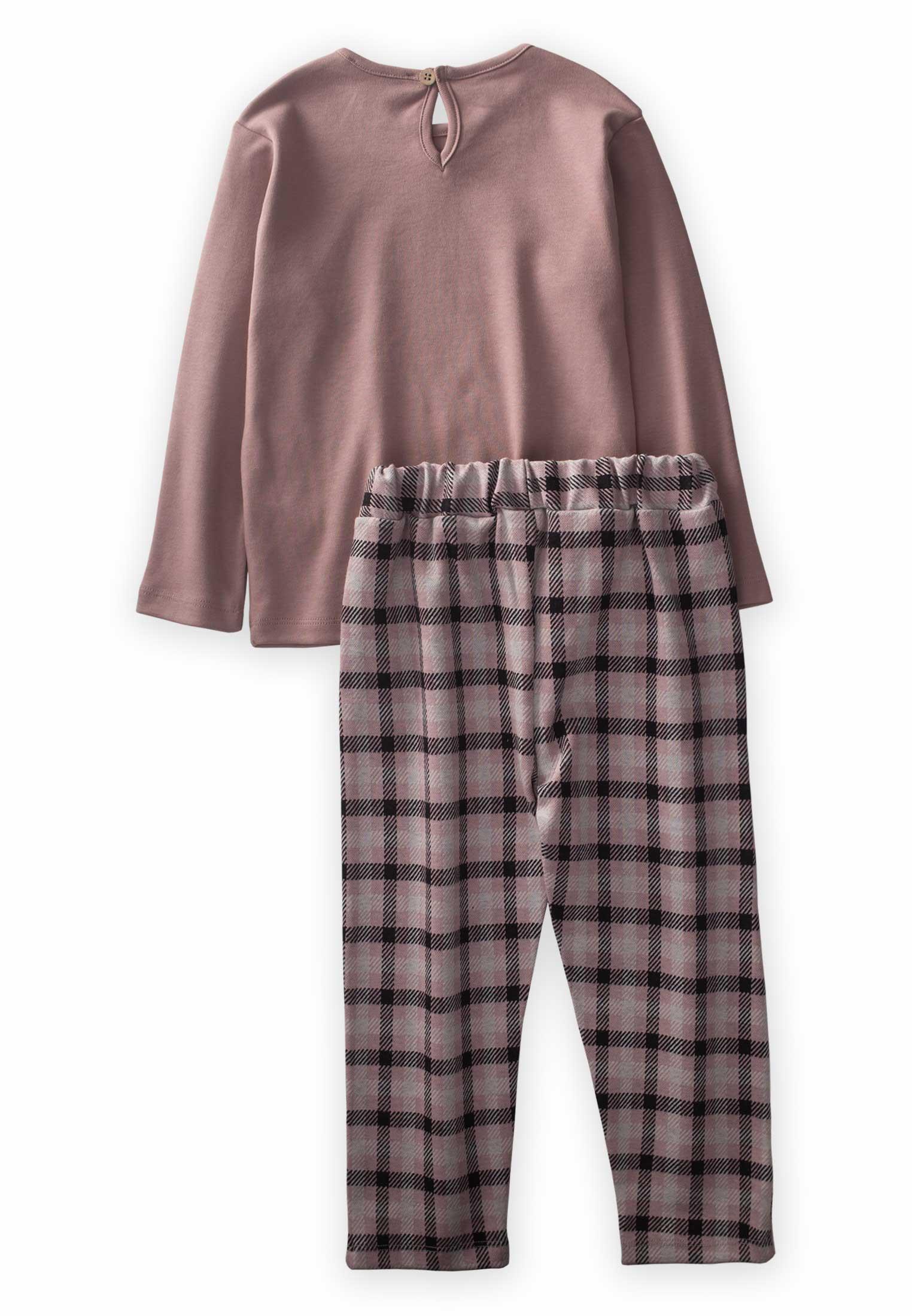 CigitHey Baskılı Pijama Takım 3-8 Yaş BAKIR