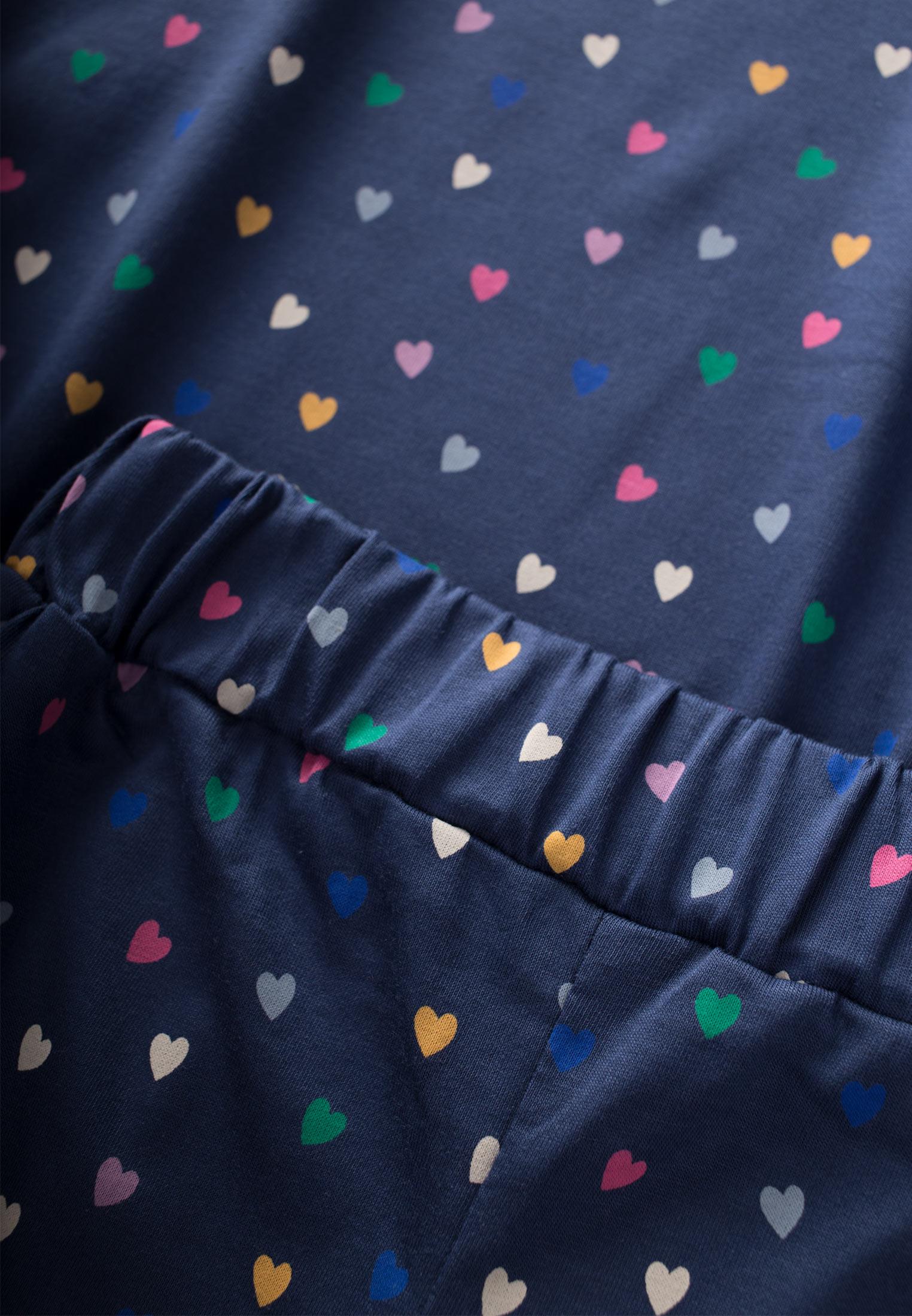 CigitDesenli Pijama Takim 3-8 Yaş LACİVERT
