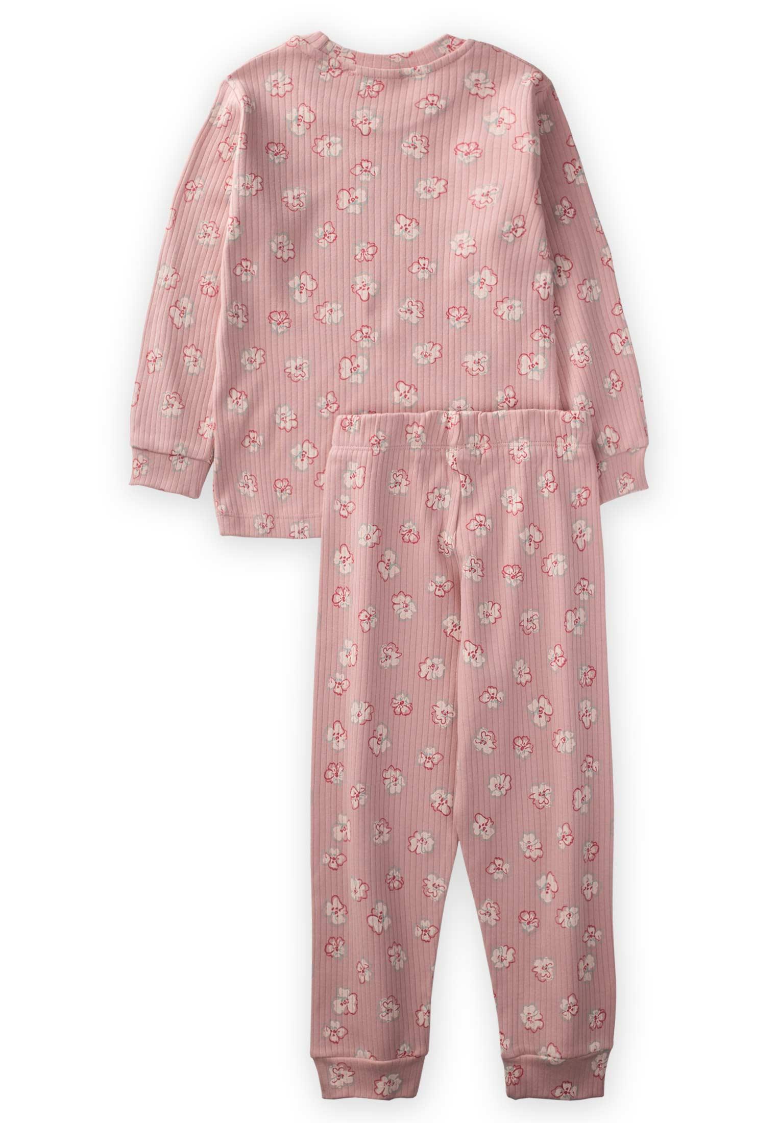 CigitDesnli Pijama Takım 3-8 Yaş PUDRA PEMBE