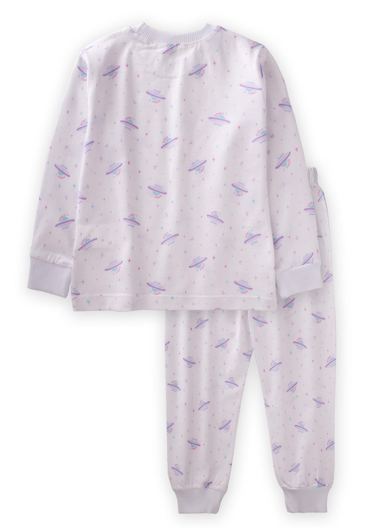 CigitDesenli Pijama Takım 1-5 Yaş Uzay Baskılı