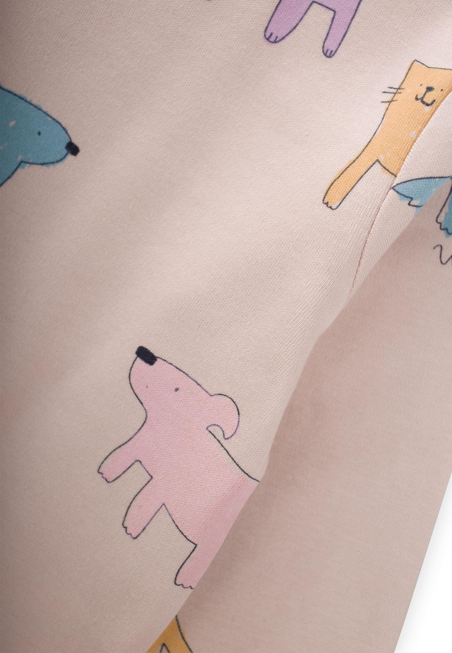 CigitDesenli Mevsimlik Pijama Takım 1-7 Yaş SAND