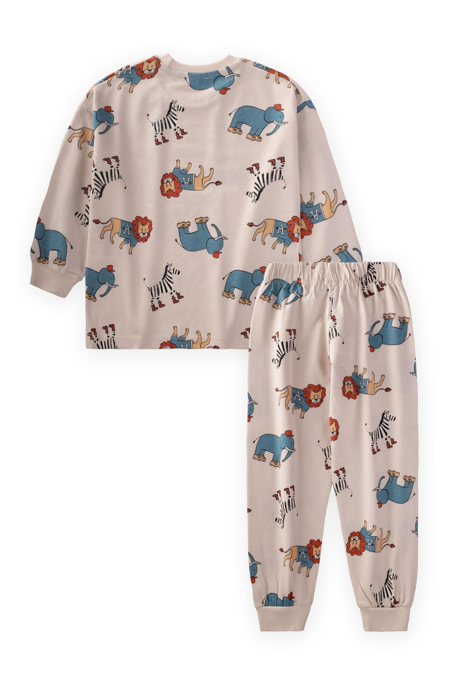 CigitDesenli Pijama Takım 3-12 Yaş TAŞ