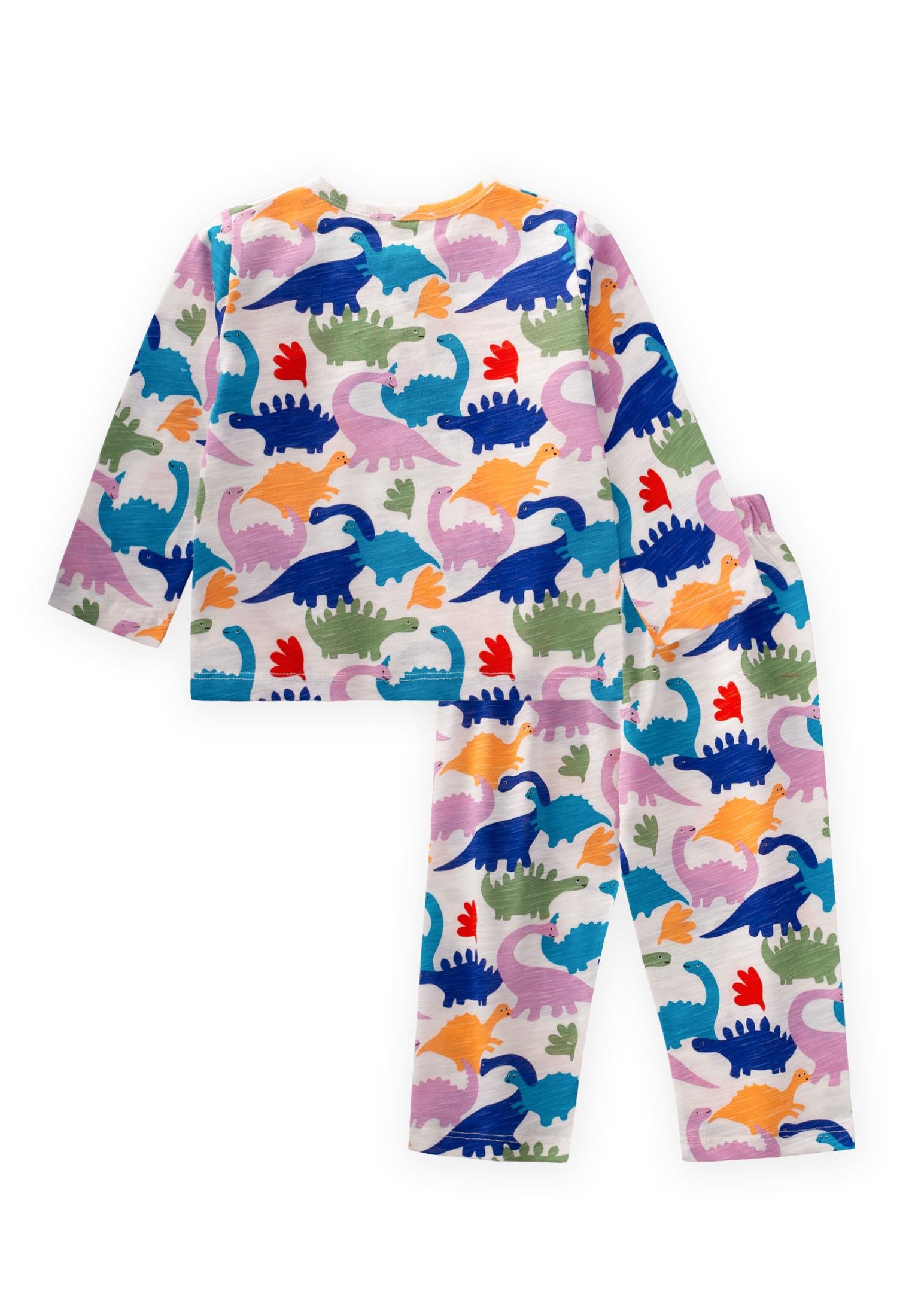 CigitDesenli Pijama Takım 1-7 Yaş DİNAZOR DESEN