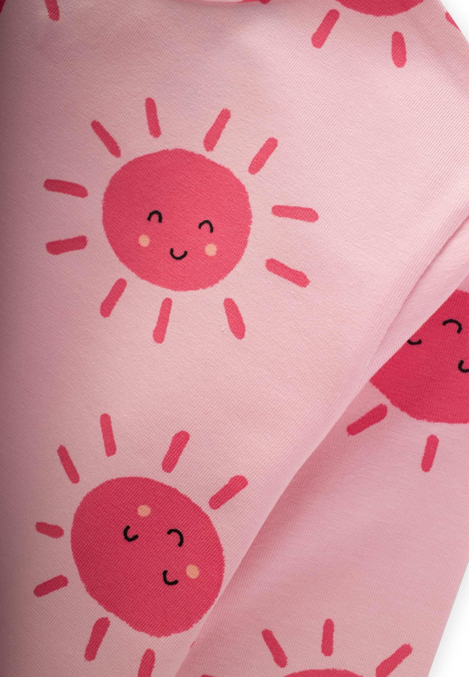 CigitDesenli Pijama Takım 2-10 Yaş GÜNEŞ DESEN