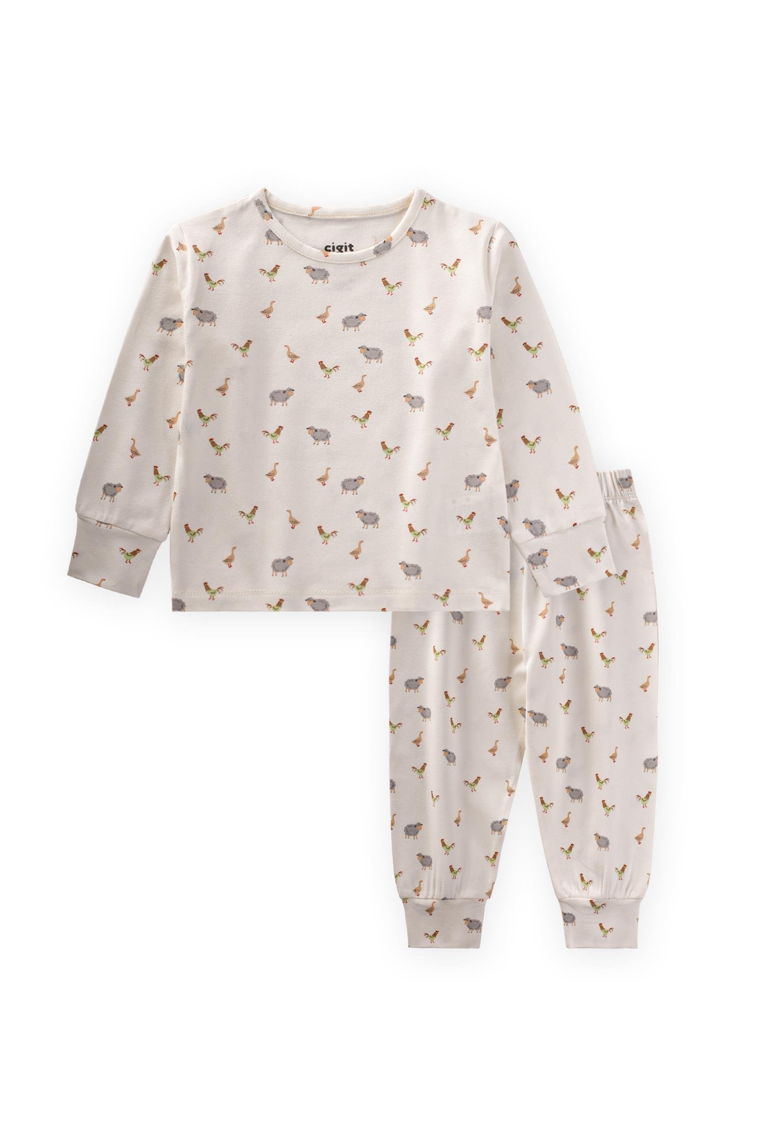 CigitPijama Takım 1-5 Yaş KARIŞIK HAYVAN DES