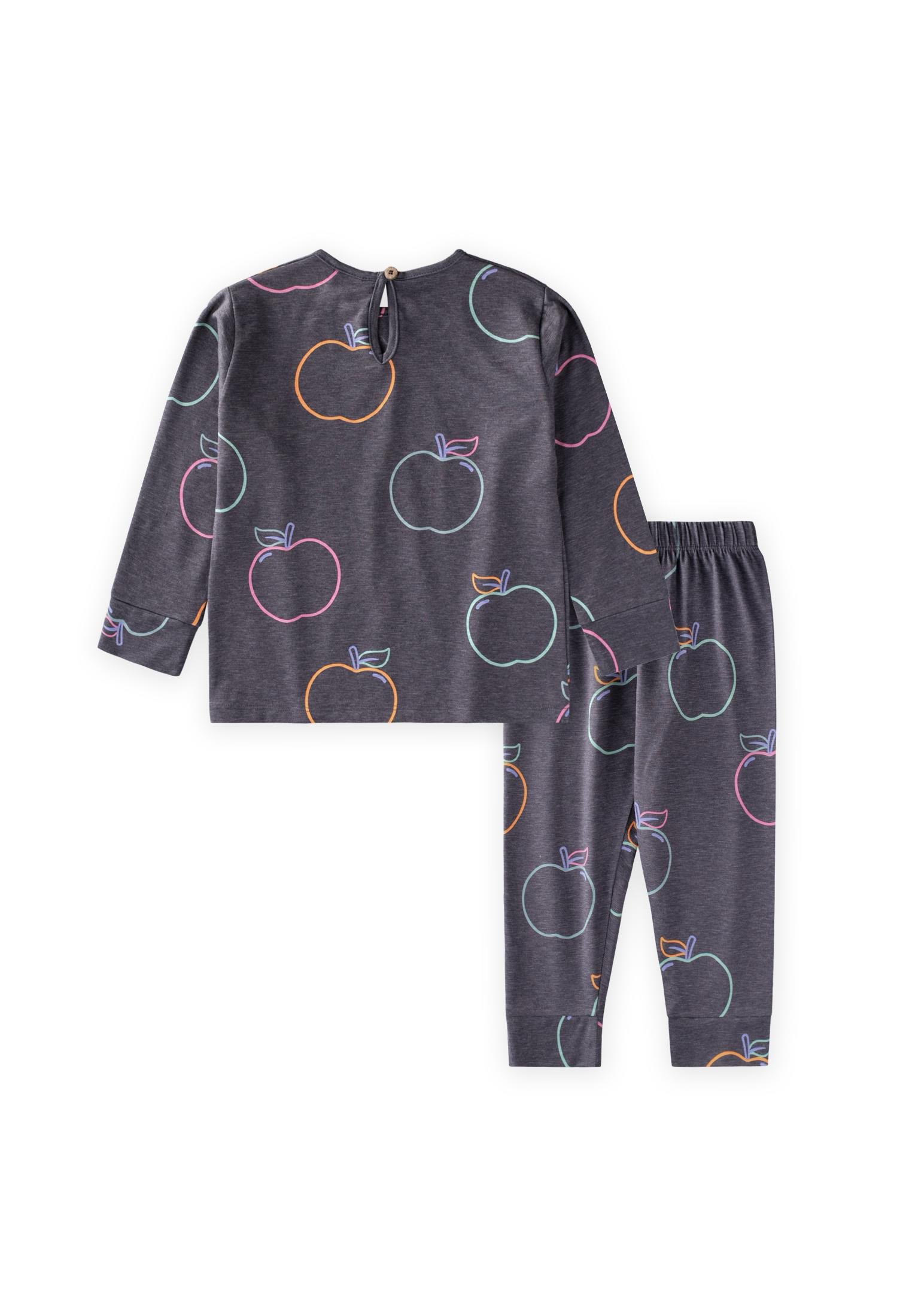 CigitPijama takım 2-9 Yaş GRİ MELANJ