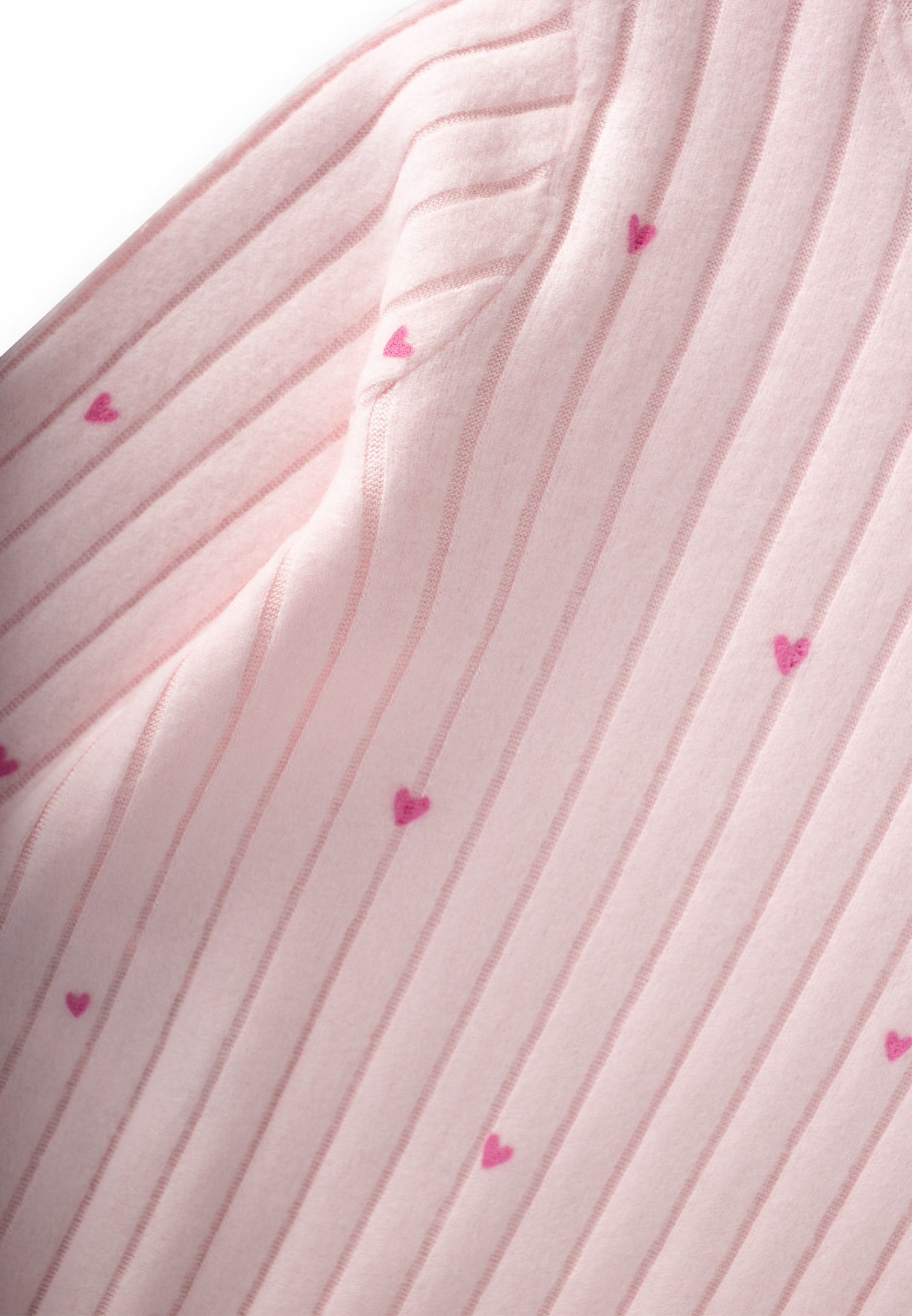 CigitDesenli Fitilli Pijama Takımı 1-7 Yaş PUDRA PEMBE