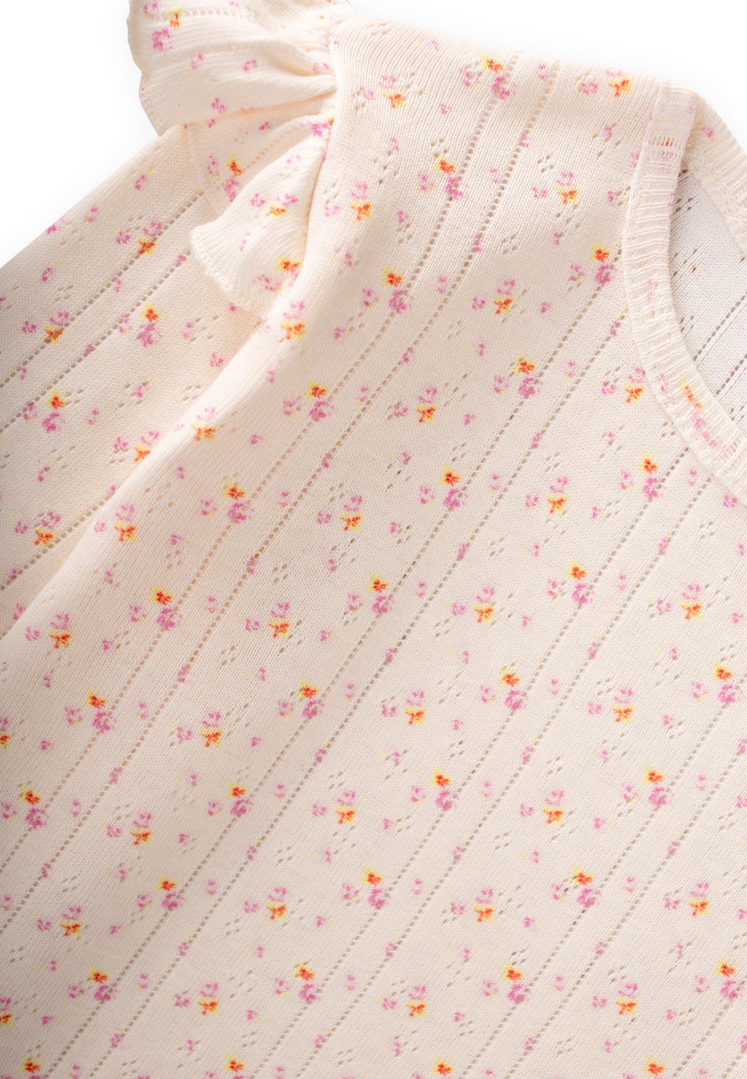 CigitDesenli Klimalı Pijama Takım 2-8 Yaş KUM