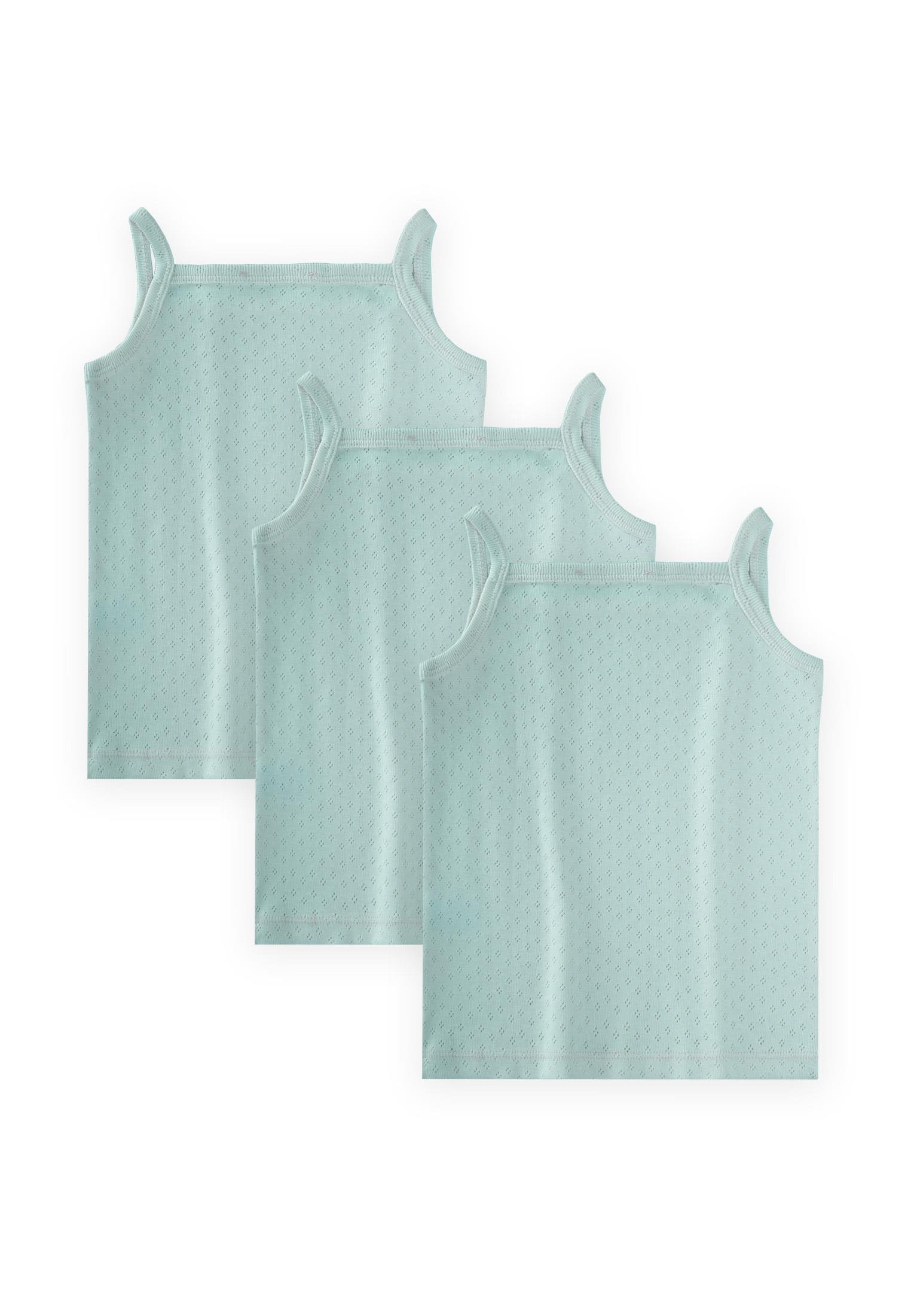 CigitÜçlü İp Askılı Kılımalı Atlet 2-9 Yaş MİNT YEŞİLİ