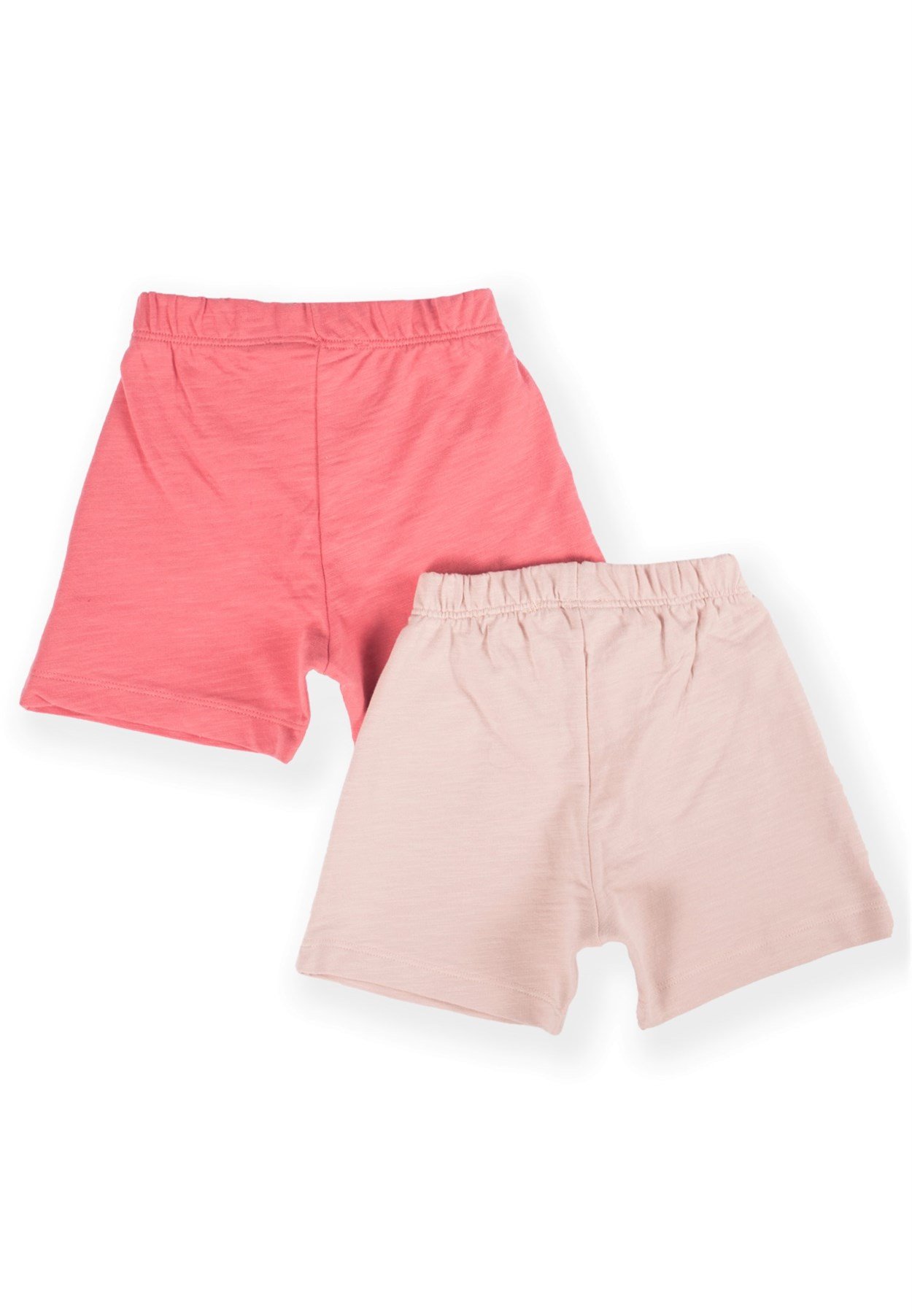 61970 - 5242CigitCep Fırfırlı Şort 1-5 yaş PUDRA-MERCAN 