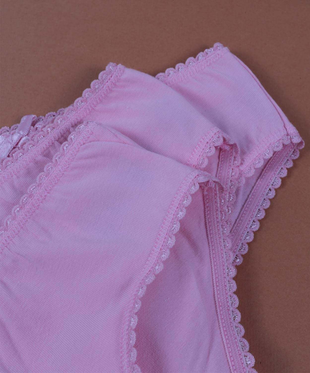 61974-140CigitÜçlü Kız Külot Set 2-9 yaş Pembe