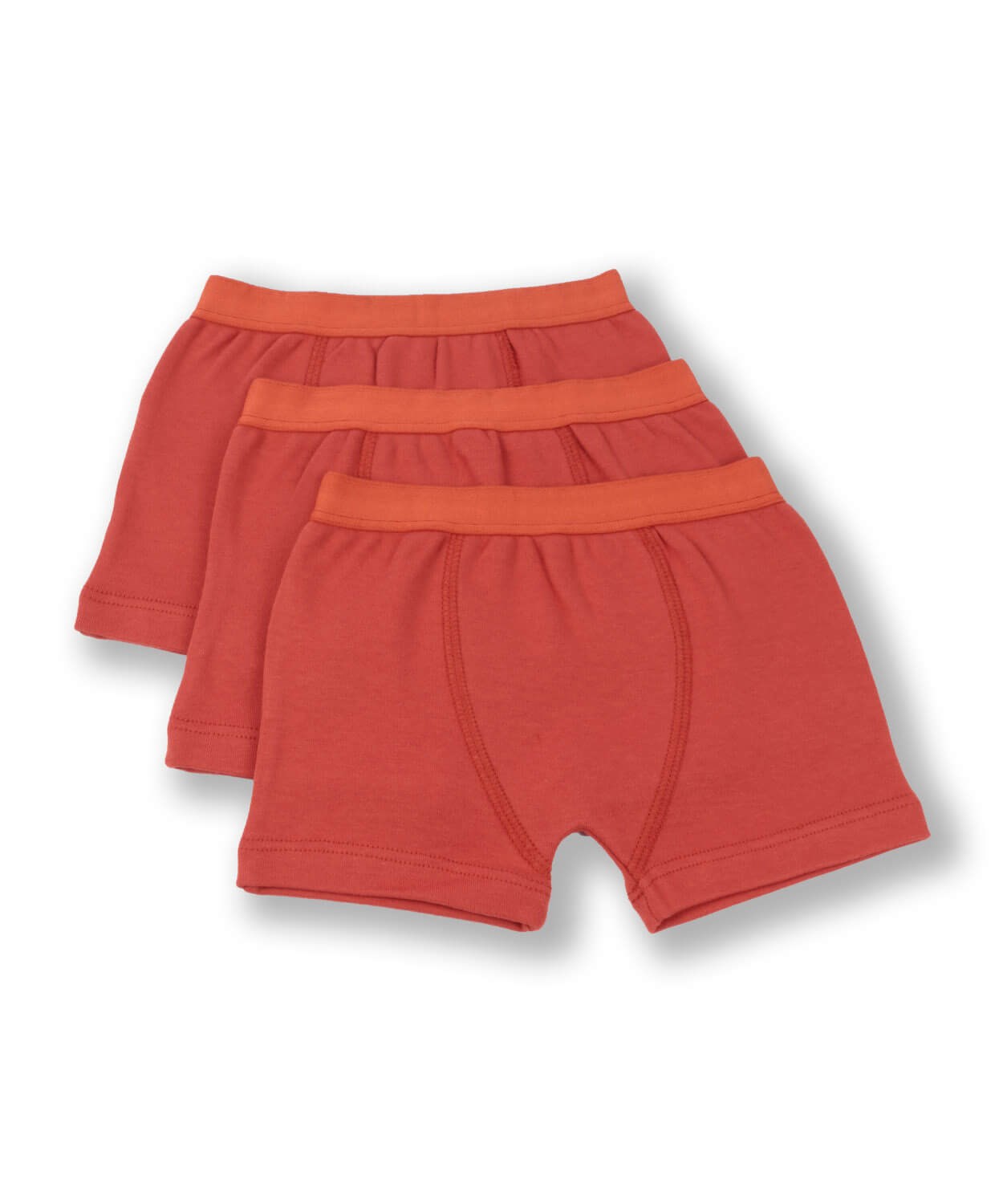 61975-96CigitÜçlü Erkek Boxer Set 2-9 yaş Kiremit