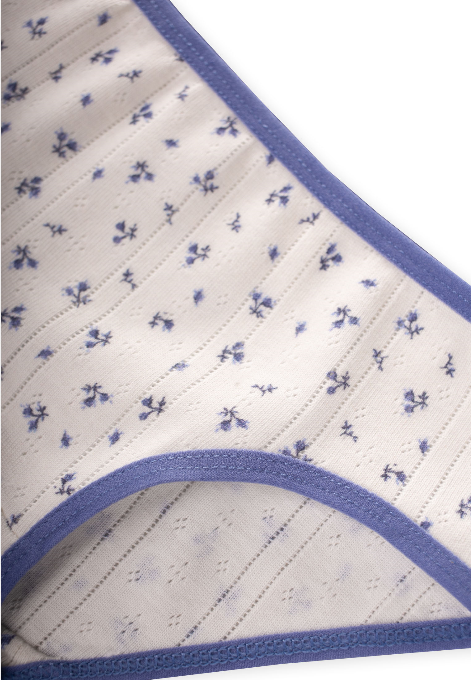 Cigitİkili Biyeli Slip Kilot  2-9 Yaş EKRU ÇİÇEKLİ DESENLİ