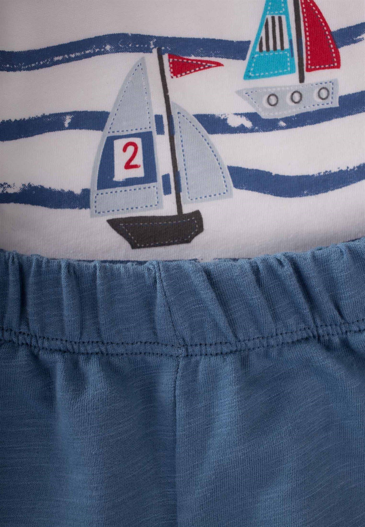 62615 - 5001CigitYelken Baskılı Kaprili Takım 1-5 Yaş EKRU 