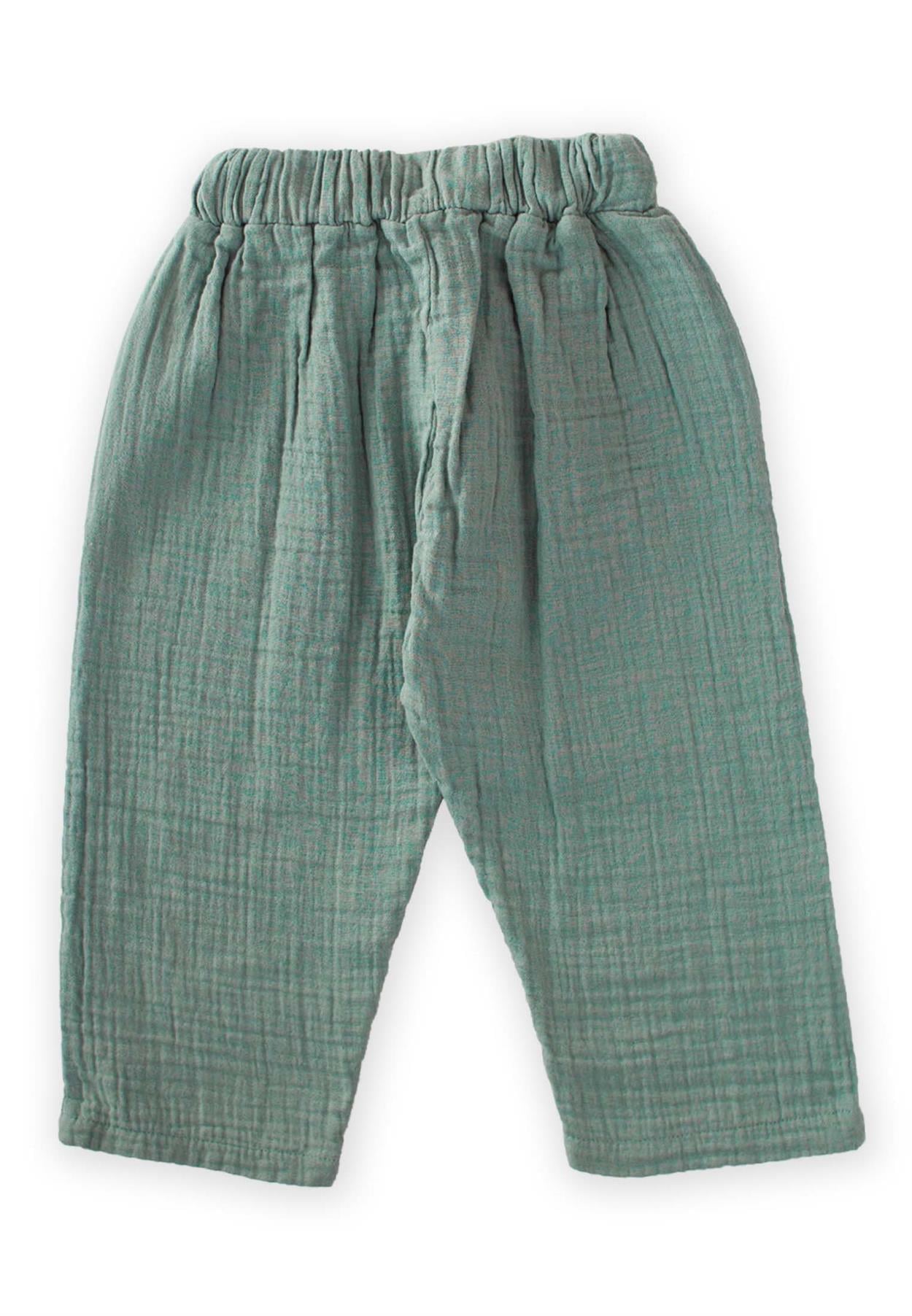 CigitMüslin Pantolon 1-7 Yaş ÇAĞLA YEŞİLİ
