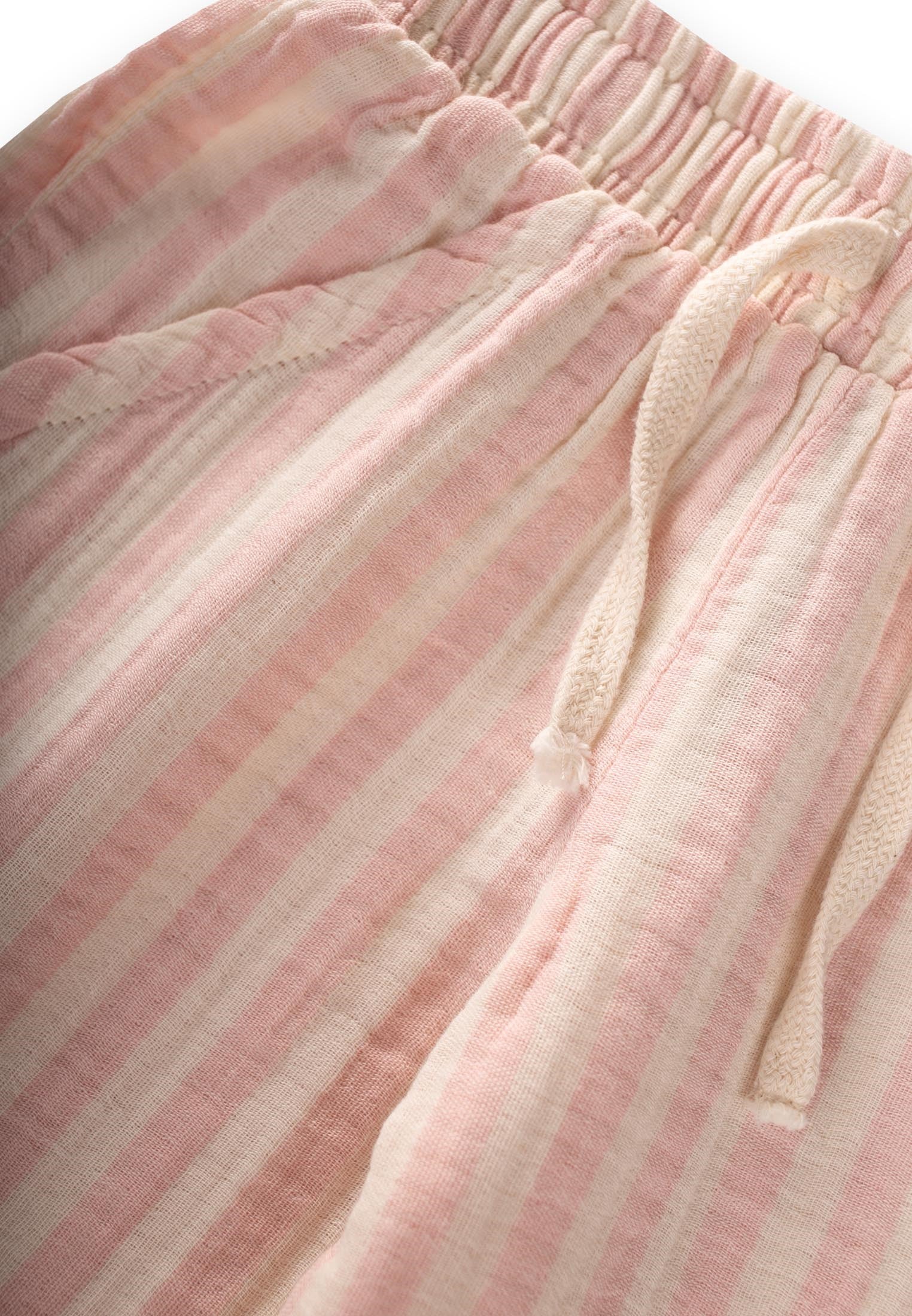 CigitMüslin Pantolon 1-10 Yaş PEMBE KLN ÇİZG