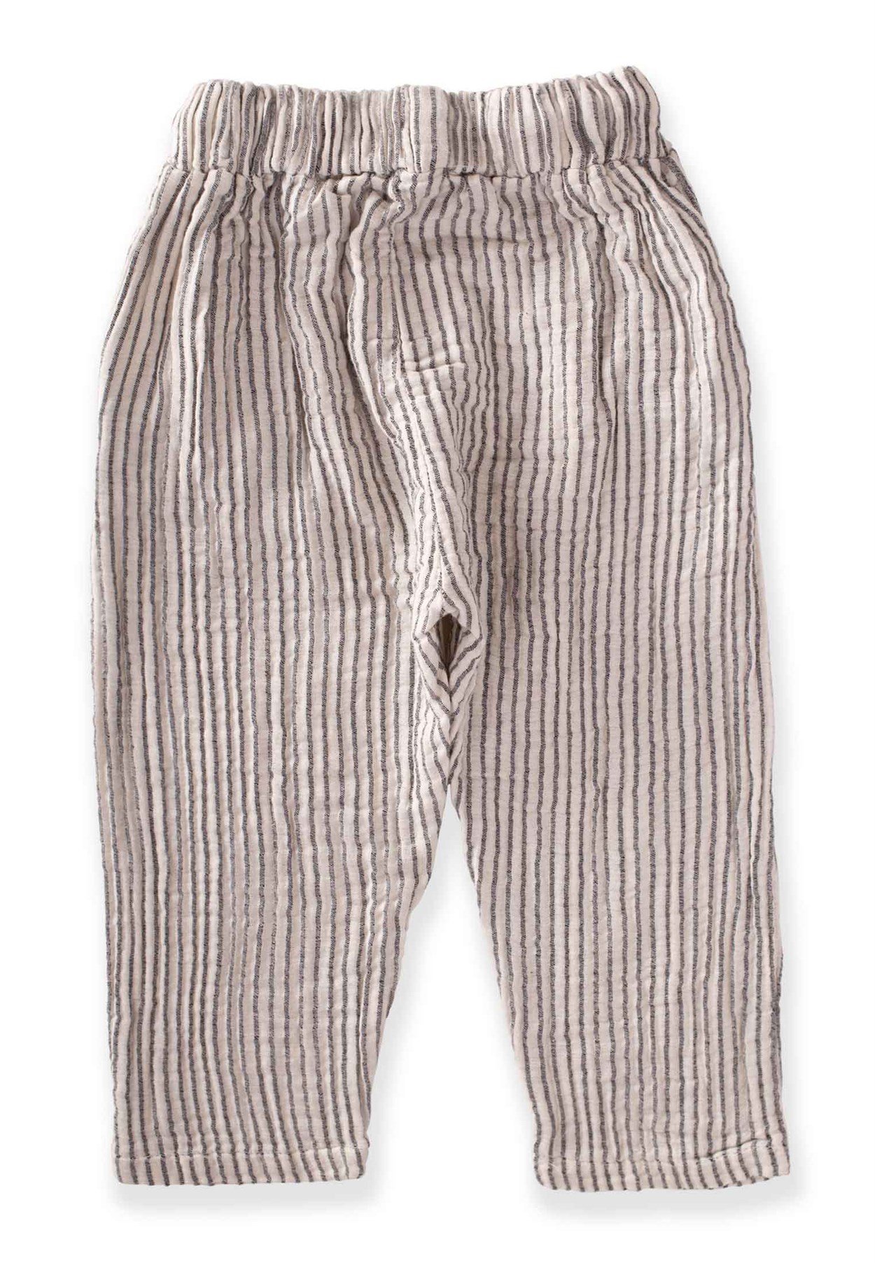 62653 - 5295CigitCepli Geniş Kesim Harlem Pantolon 1-8 Yaş İNCE ÇİZGİLİ