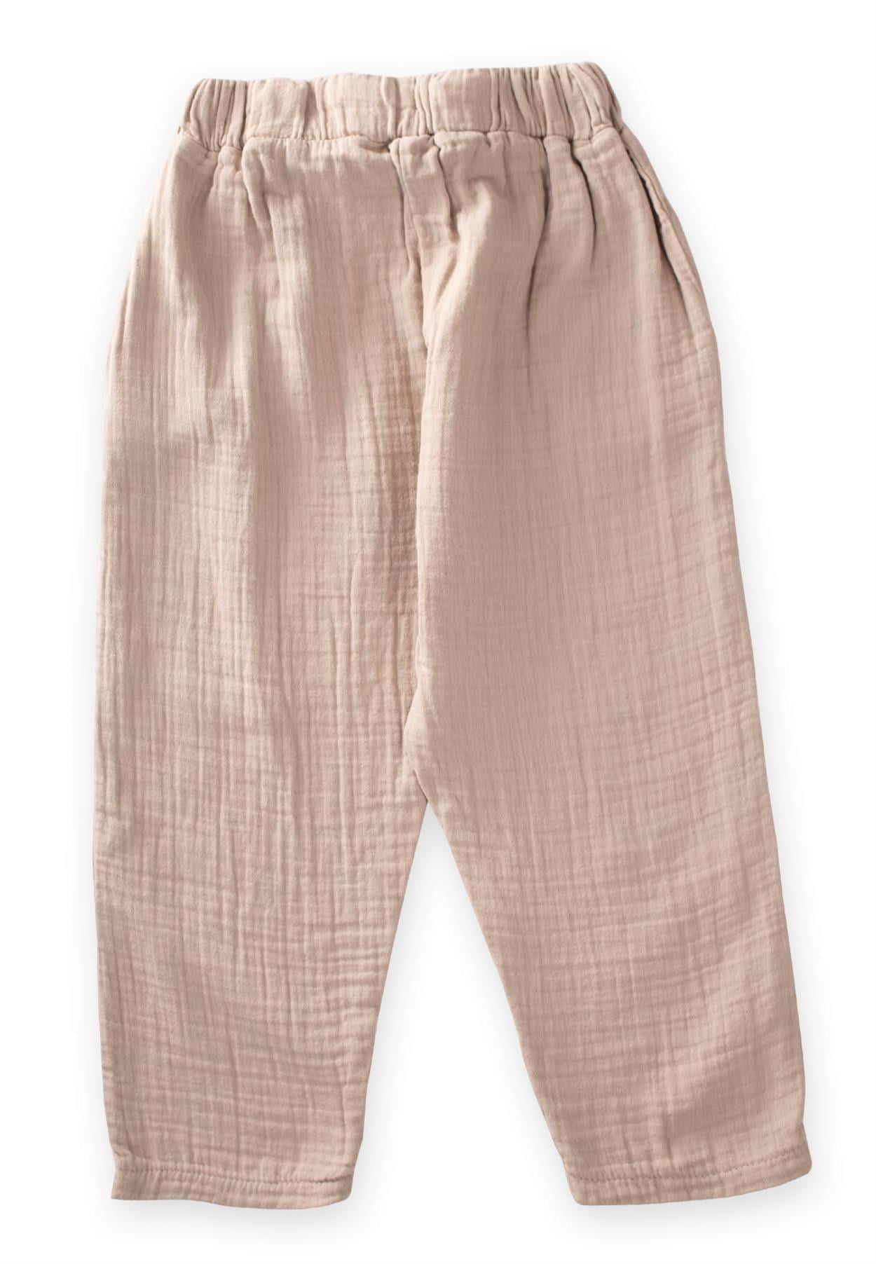 CigitCepli Müslin Pantolon 2-8 Yaş VİZON